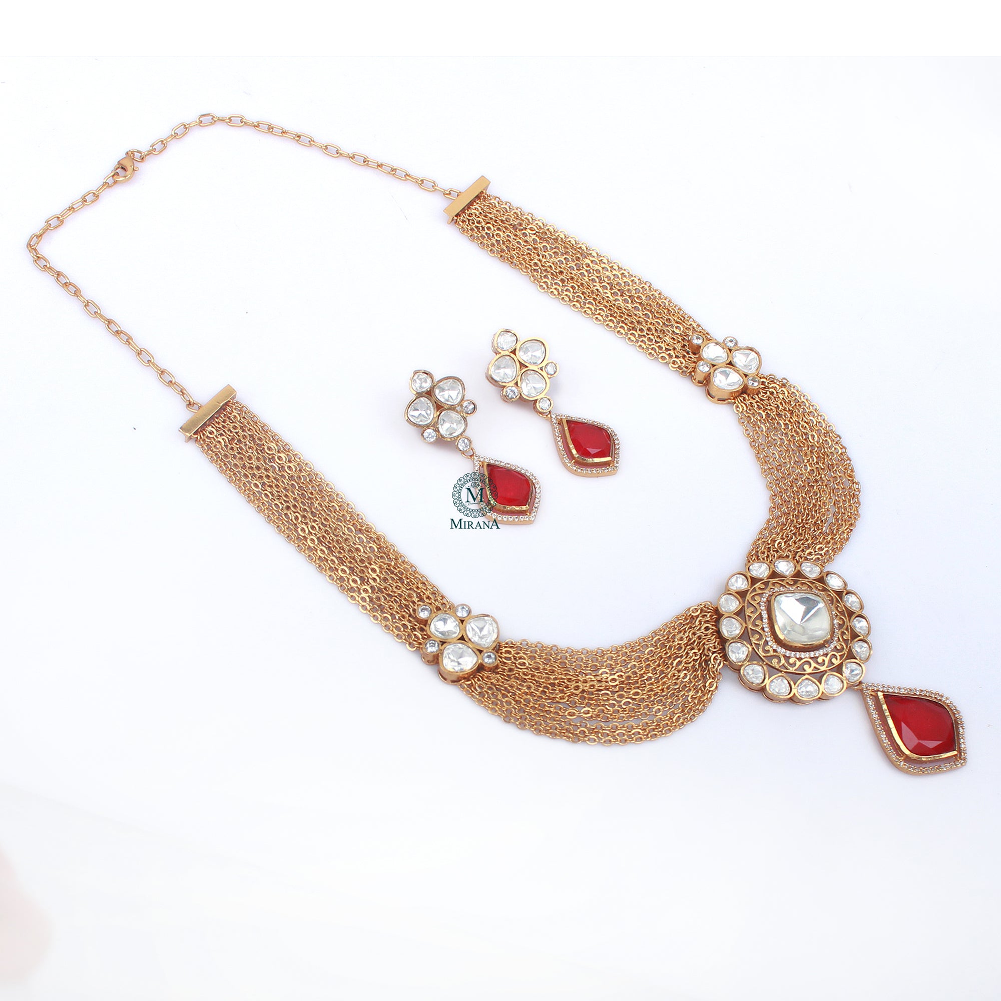 Jashn Polki Designer Necklace Set