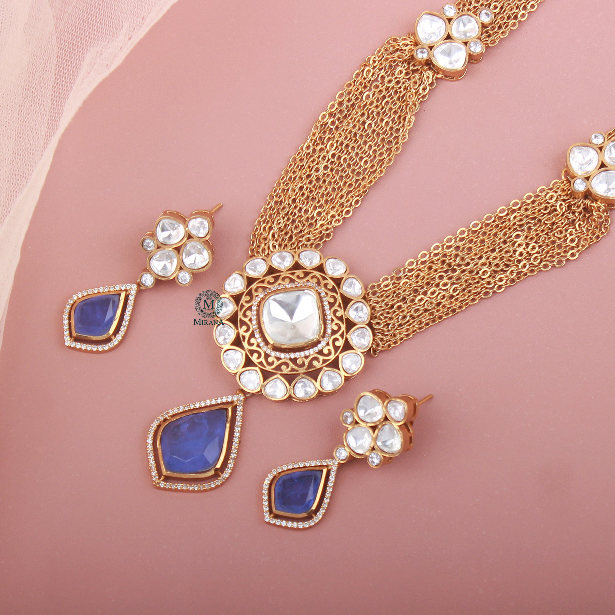 Jashn Polki Designer Necklace Set