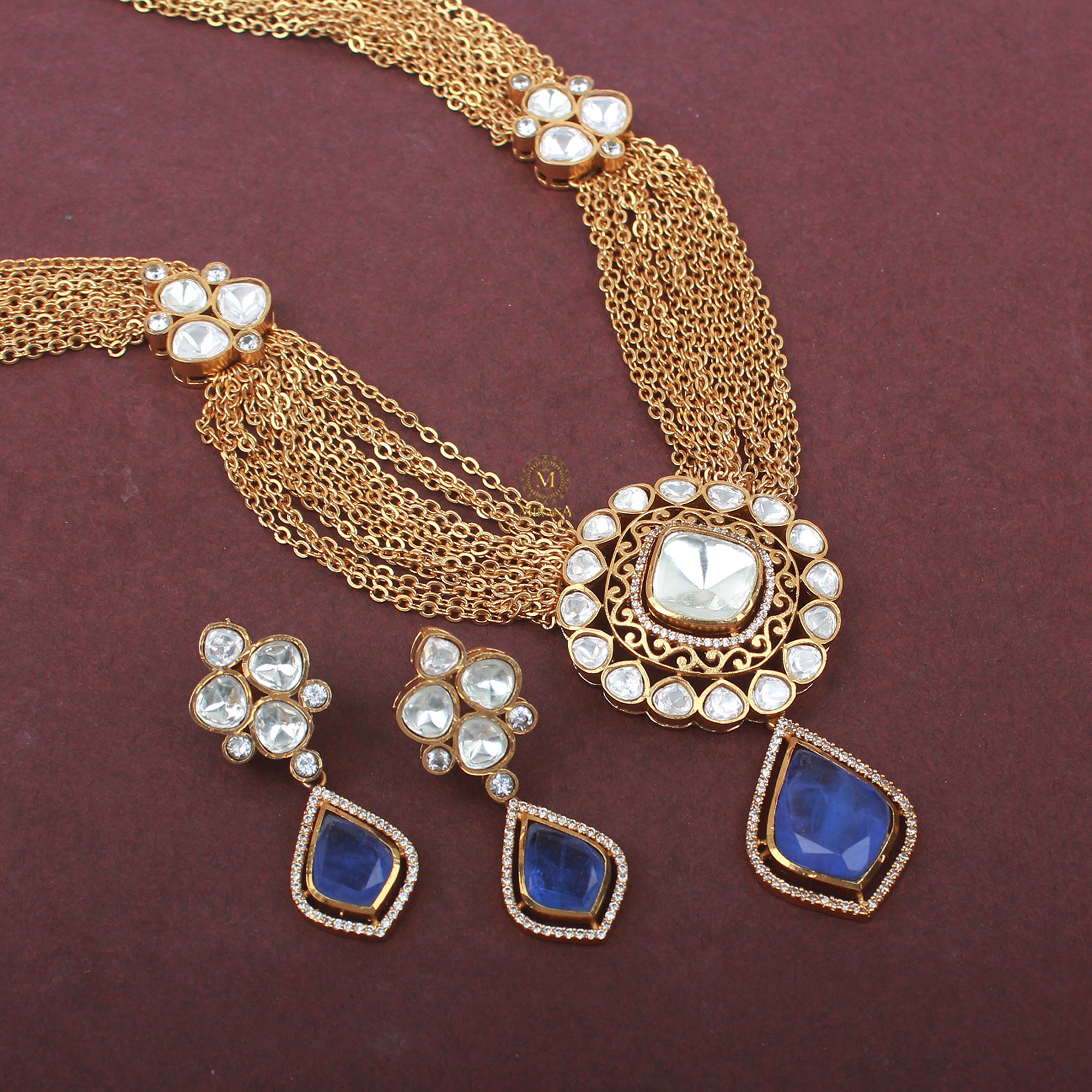 Jashn Polki Designer Necklace Set