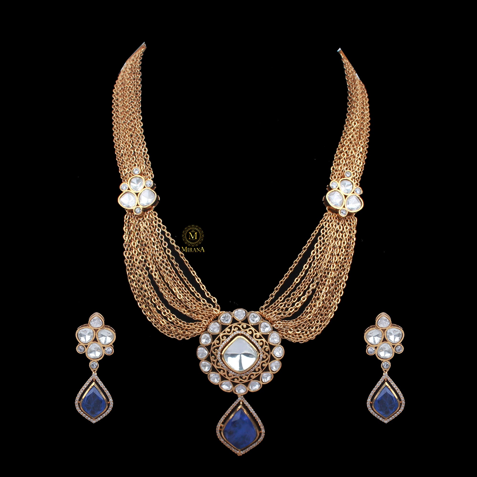 Jashn Polki Designer Necklace Set