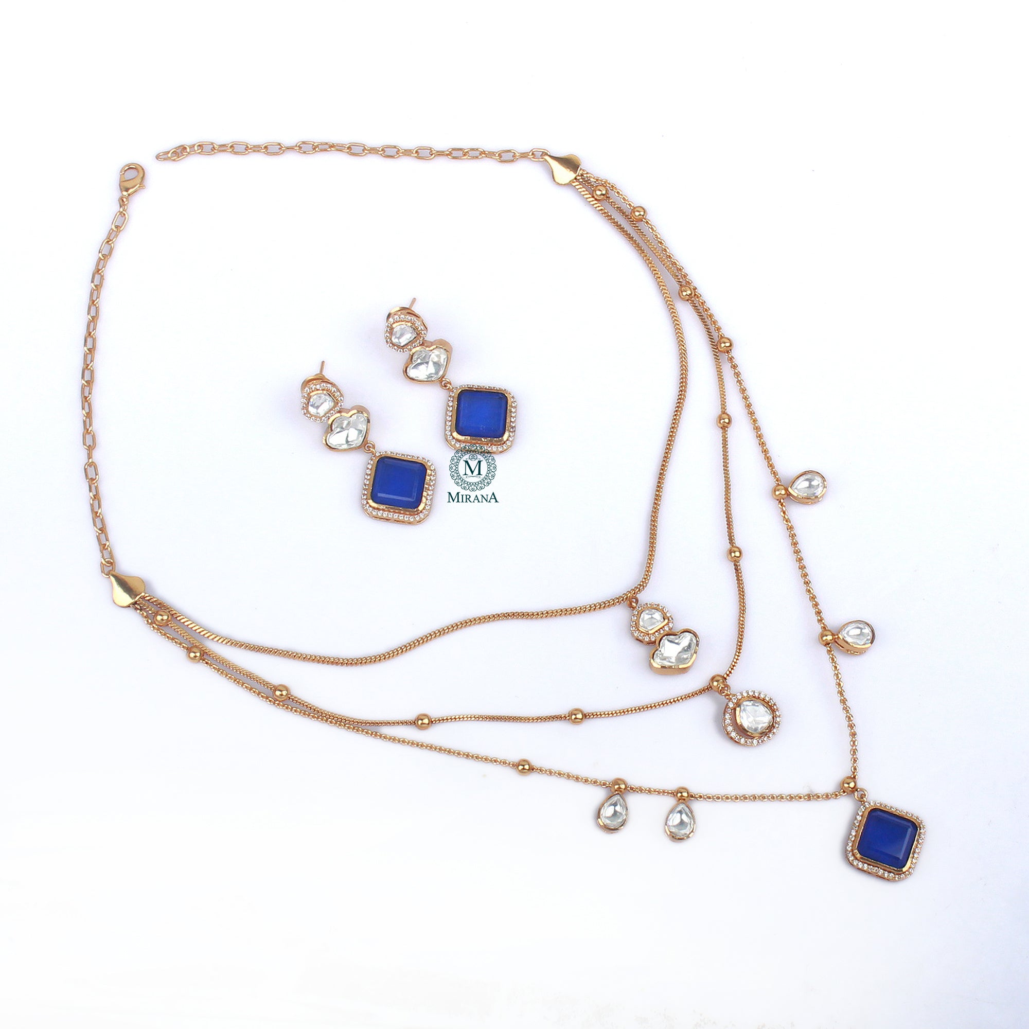 Fabina Triple Layered Necklace Set