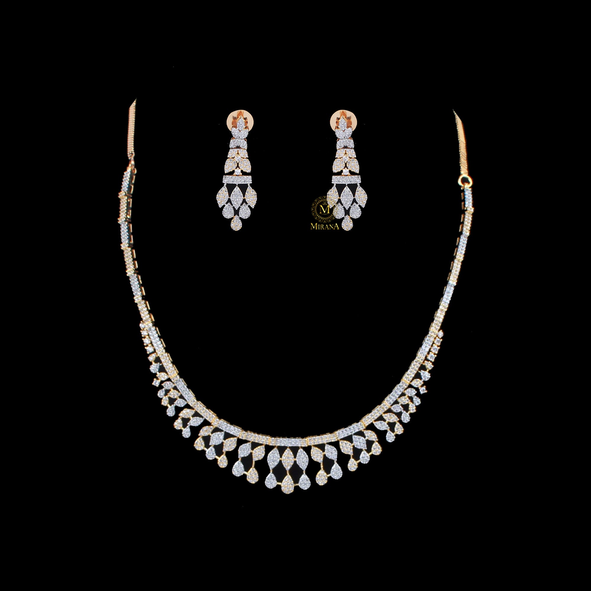 Taisha CZ Designer Necklace Set
