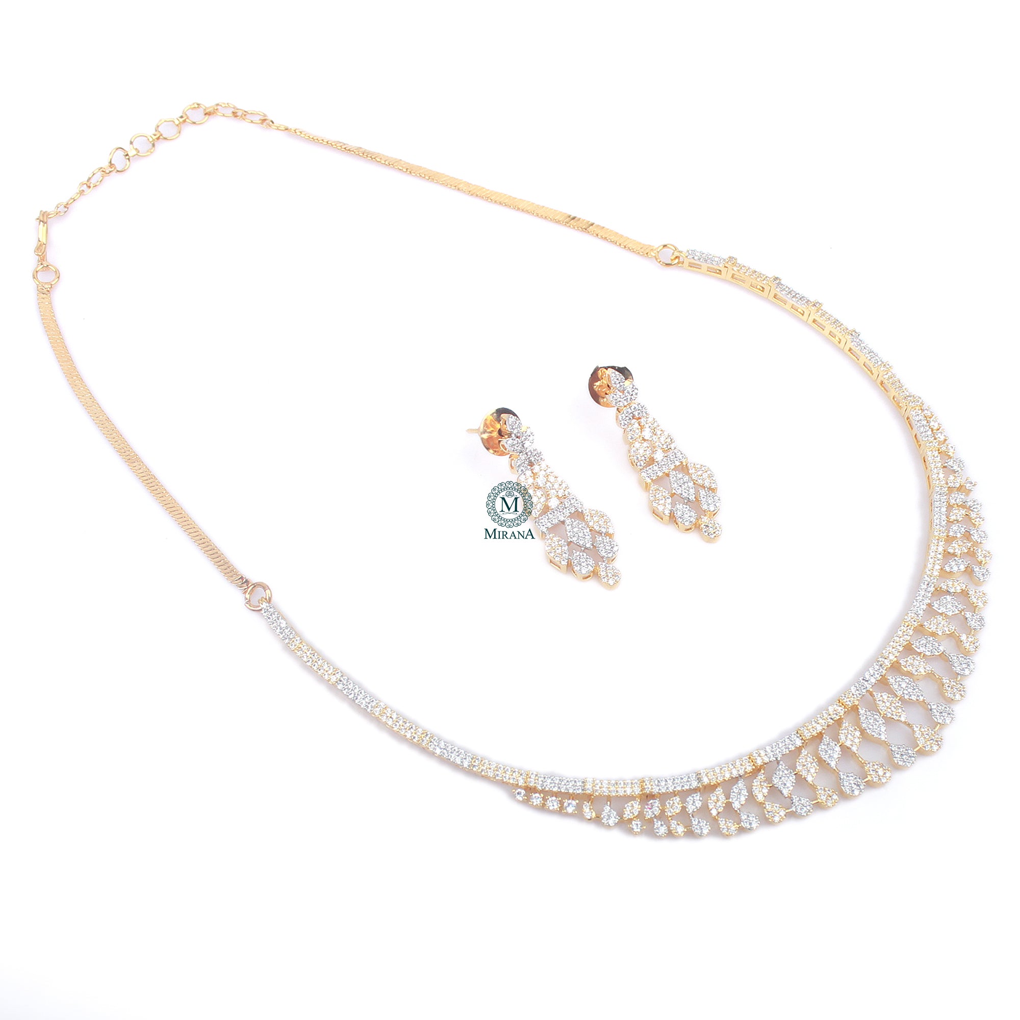 Taisha CZ Designer Necklace Set
