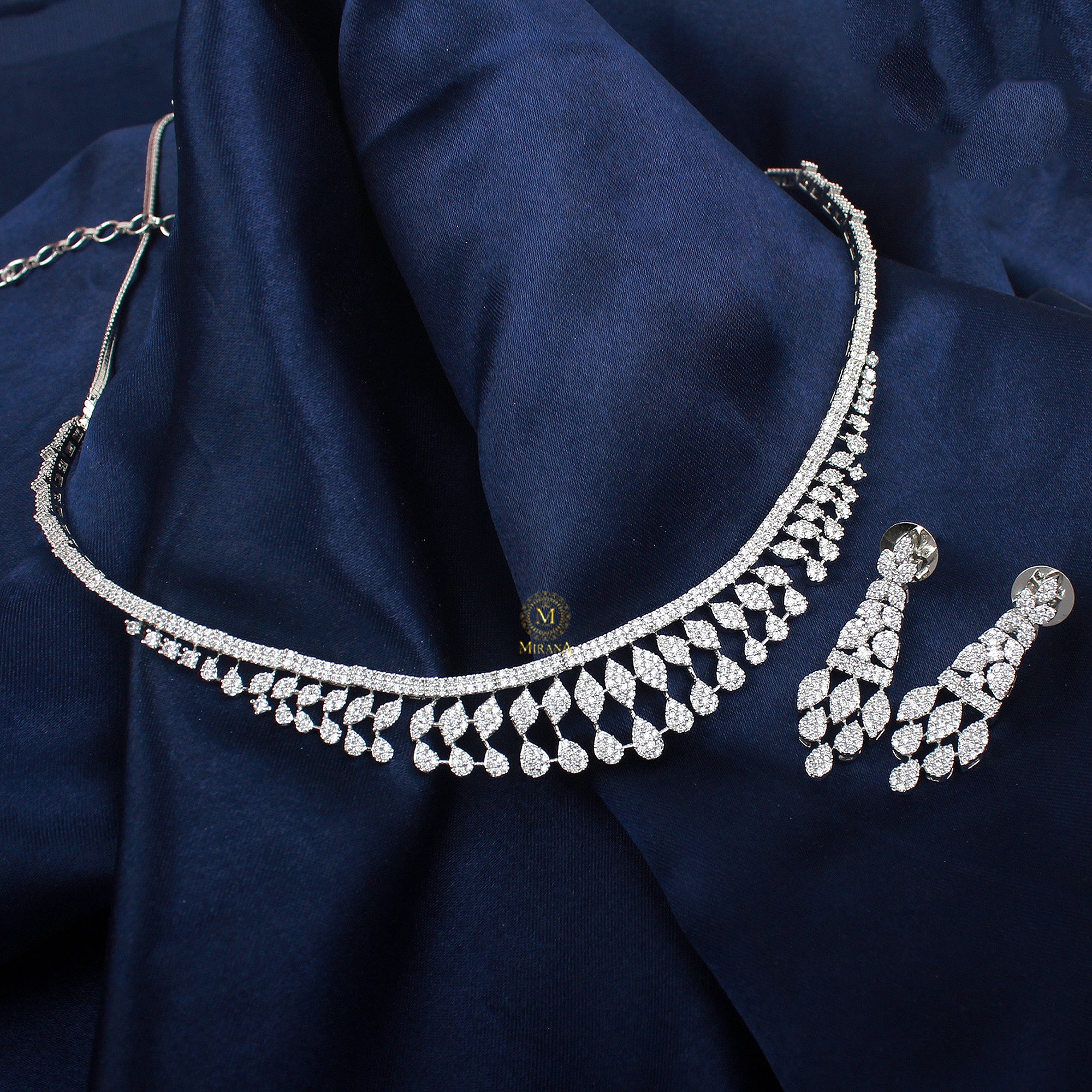 Taisha CZ Designer Necklace Set