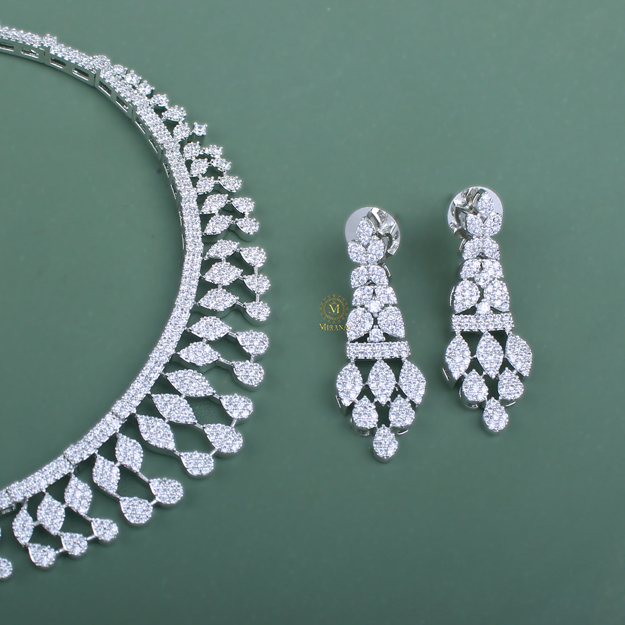 Taisha CZ Designer Necklace Set