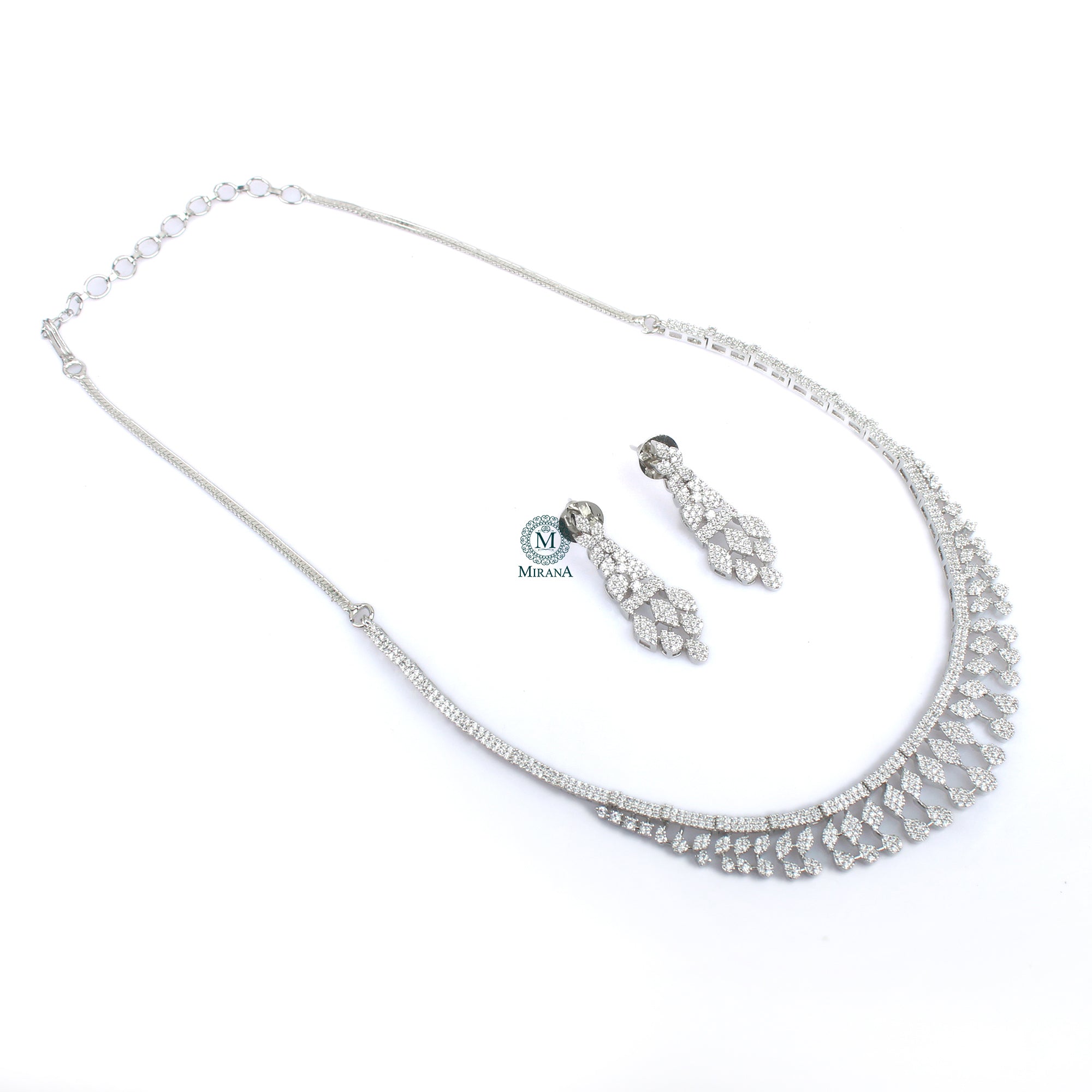 Taisha CZ Designer Necklace Set