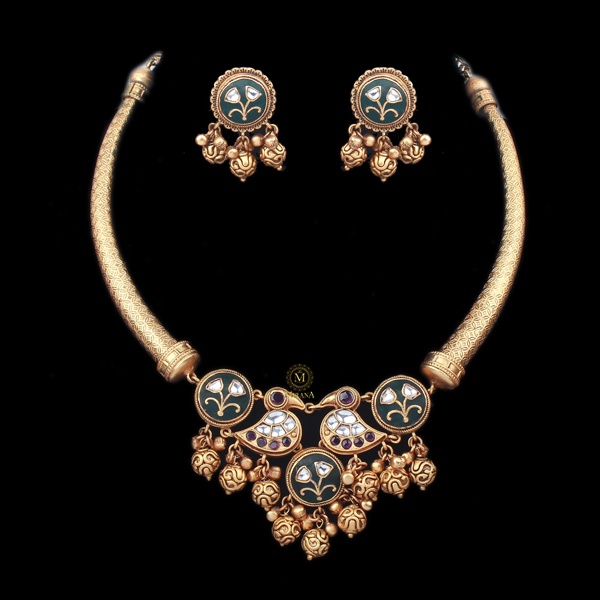 Yuvika Antique Designer Necklace Set