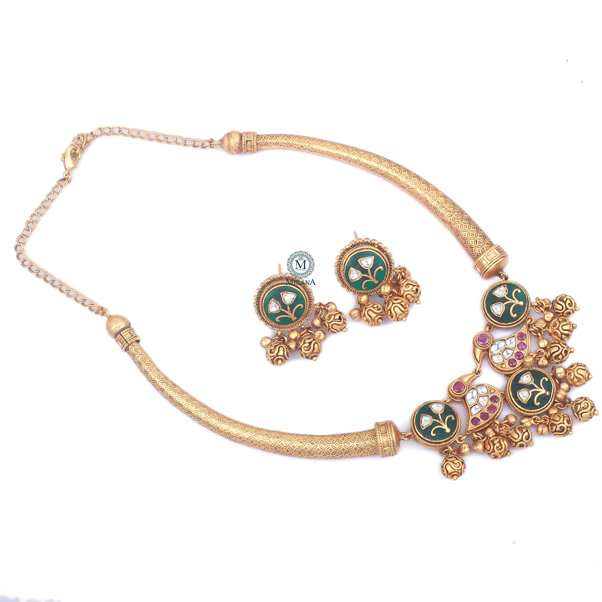 Yuvika Antique Designer Necklace Set