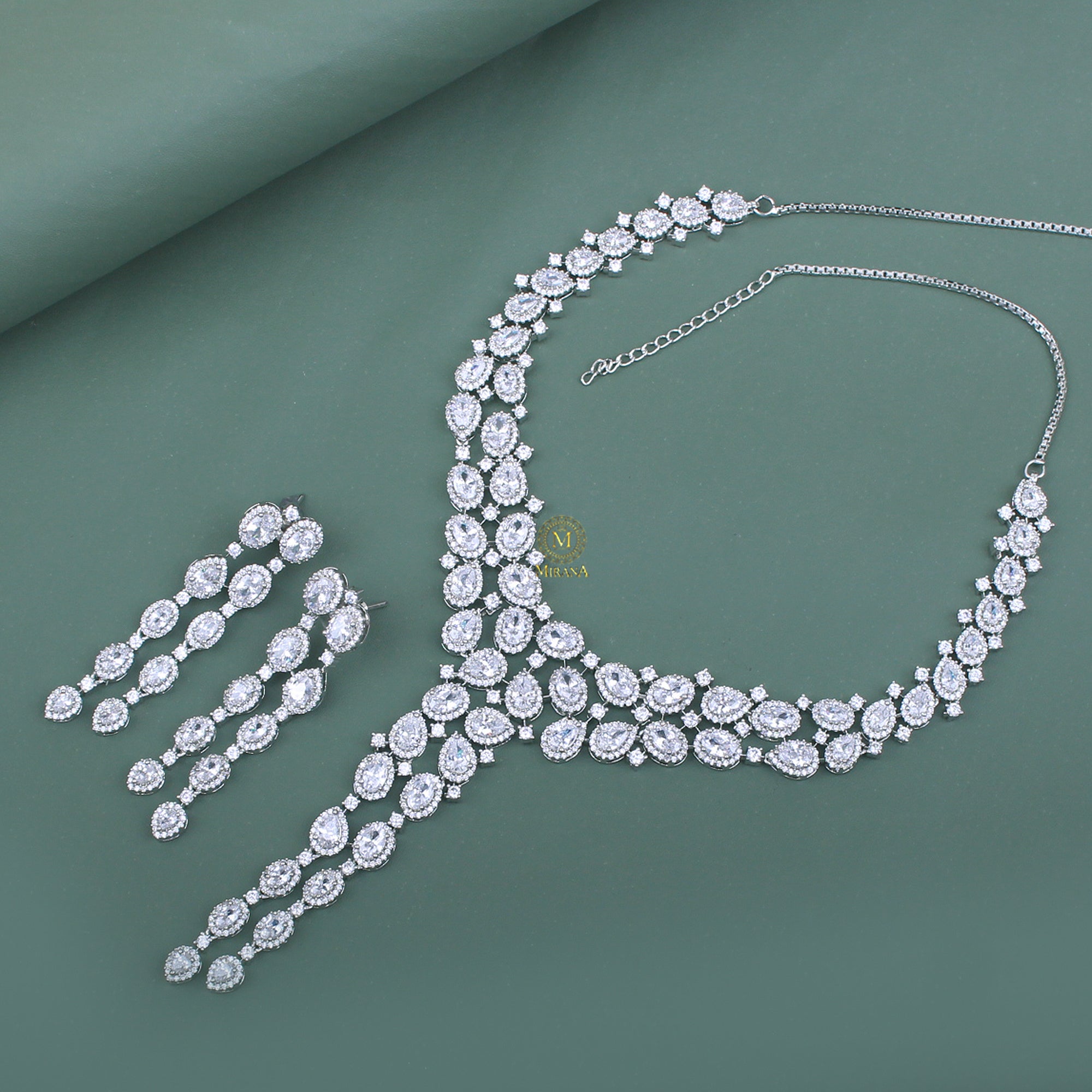 Feria Colored Designer Necklace Set