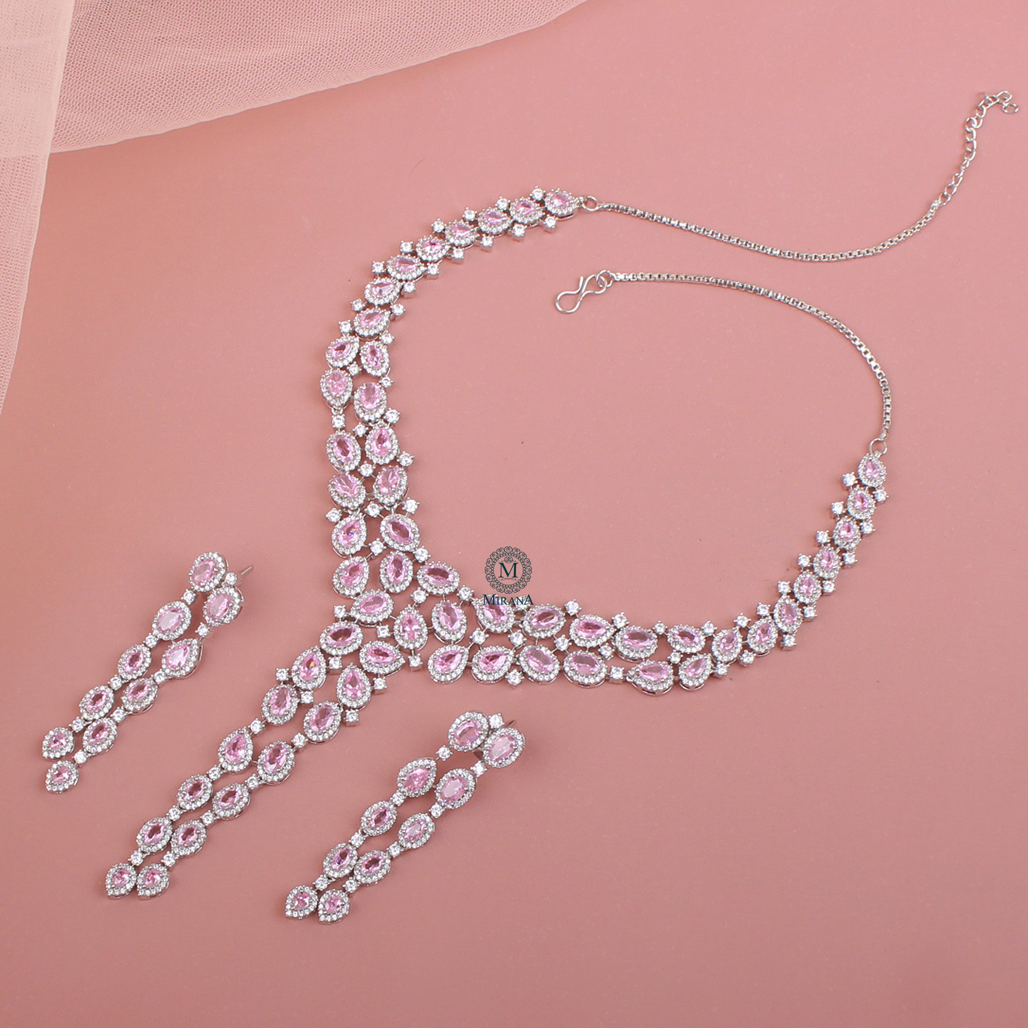 Feria Colored Designer Necklace Set