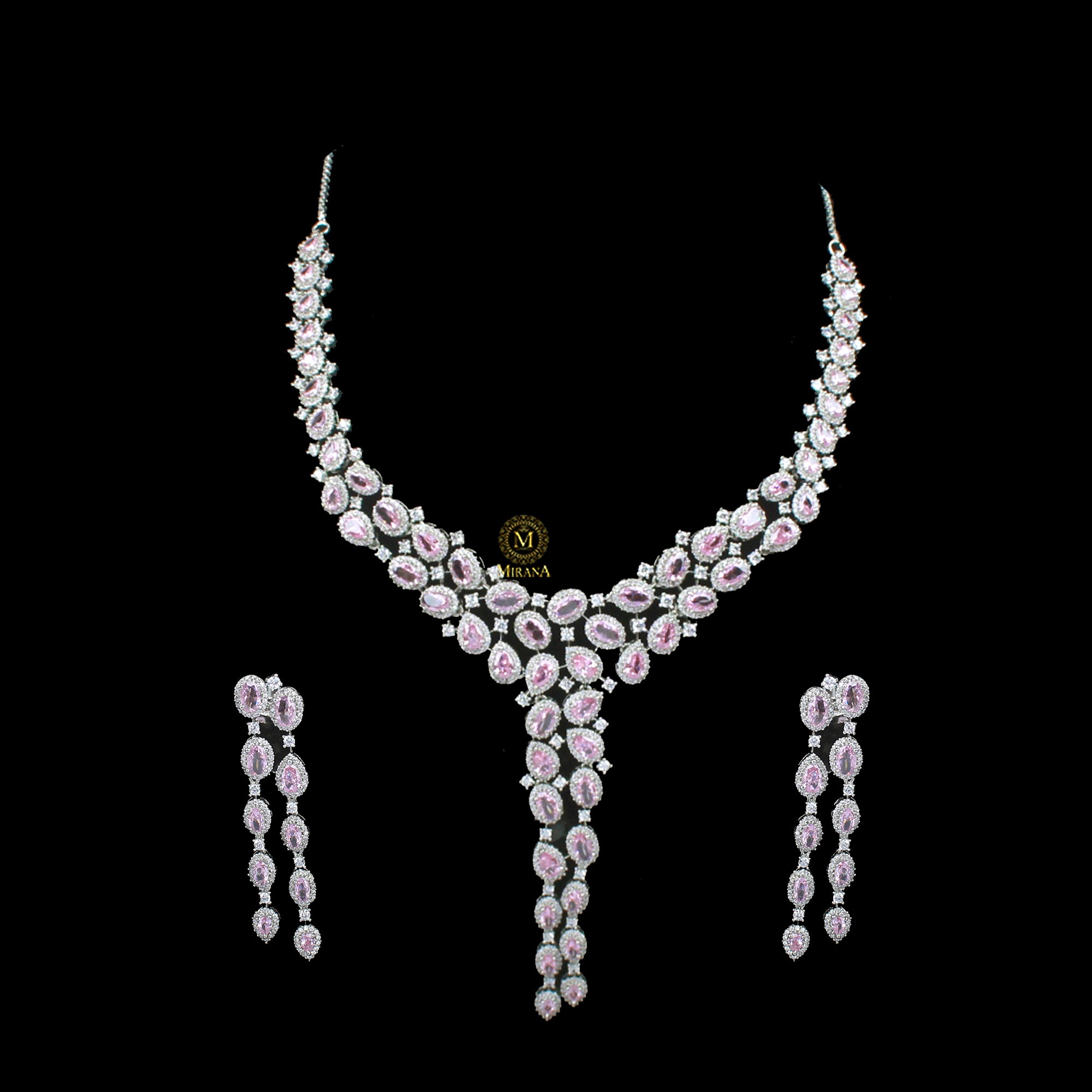 Feria Colored Designer Necklace Set