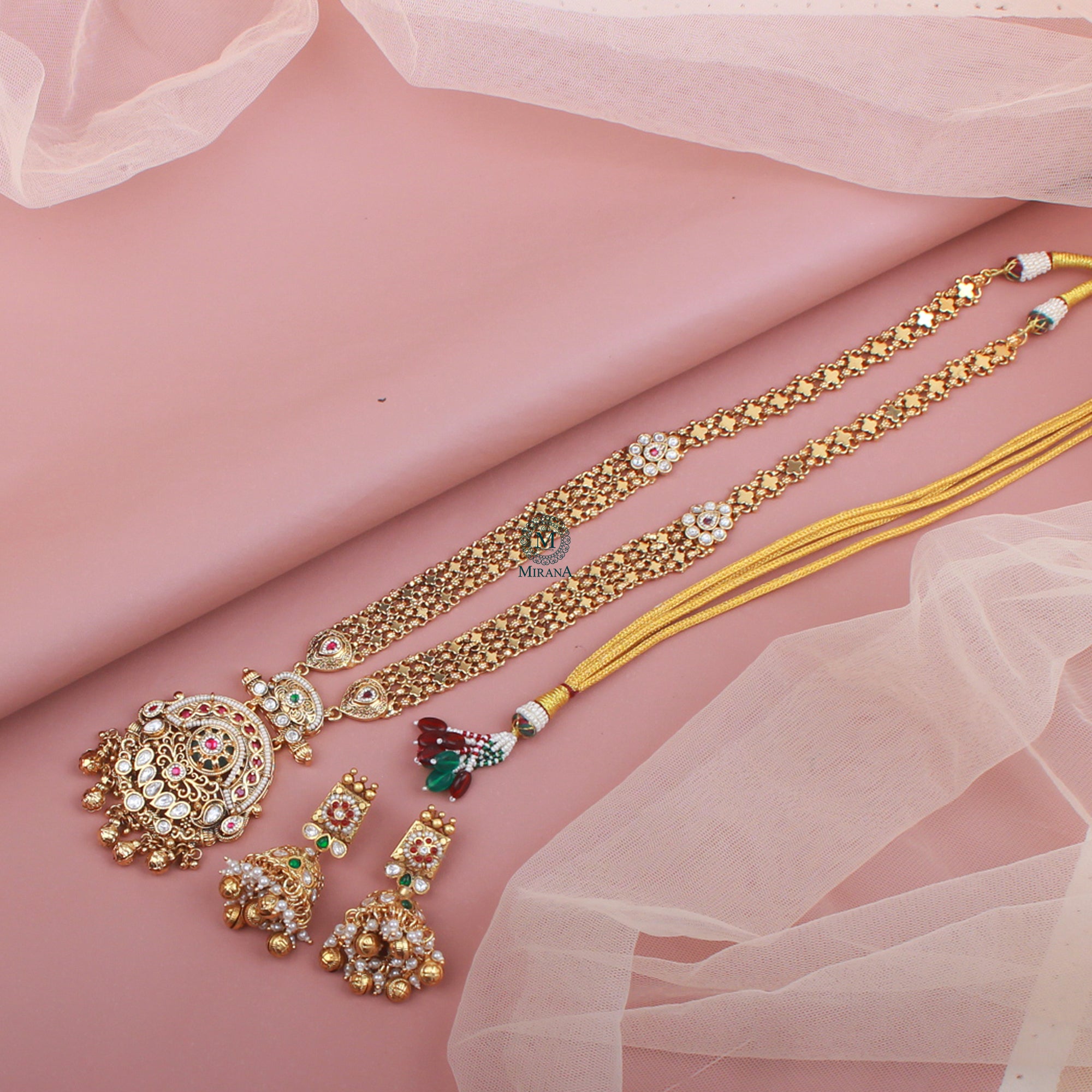 Suhani Antique Designer Long Necklace Set