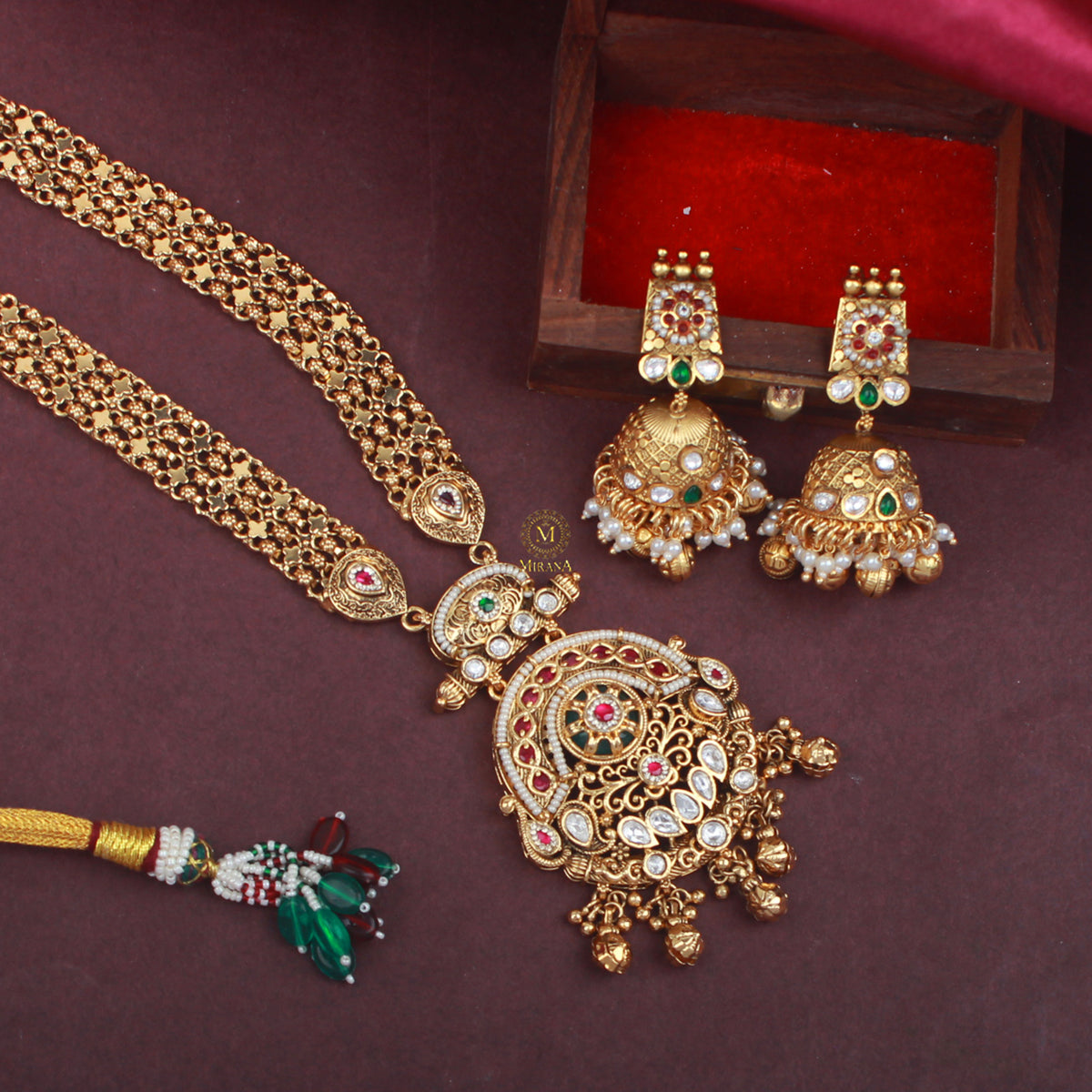 Suhani Antique Designer Long Necklace Set