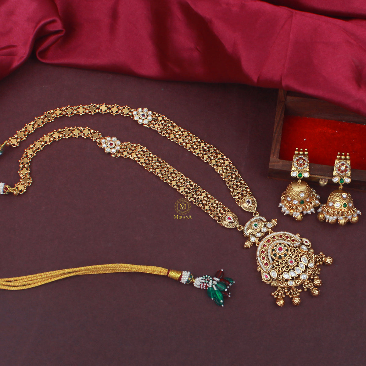 Suhani Antique Designer Long Necklace Set