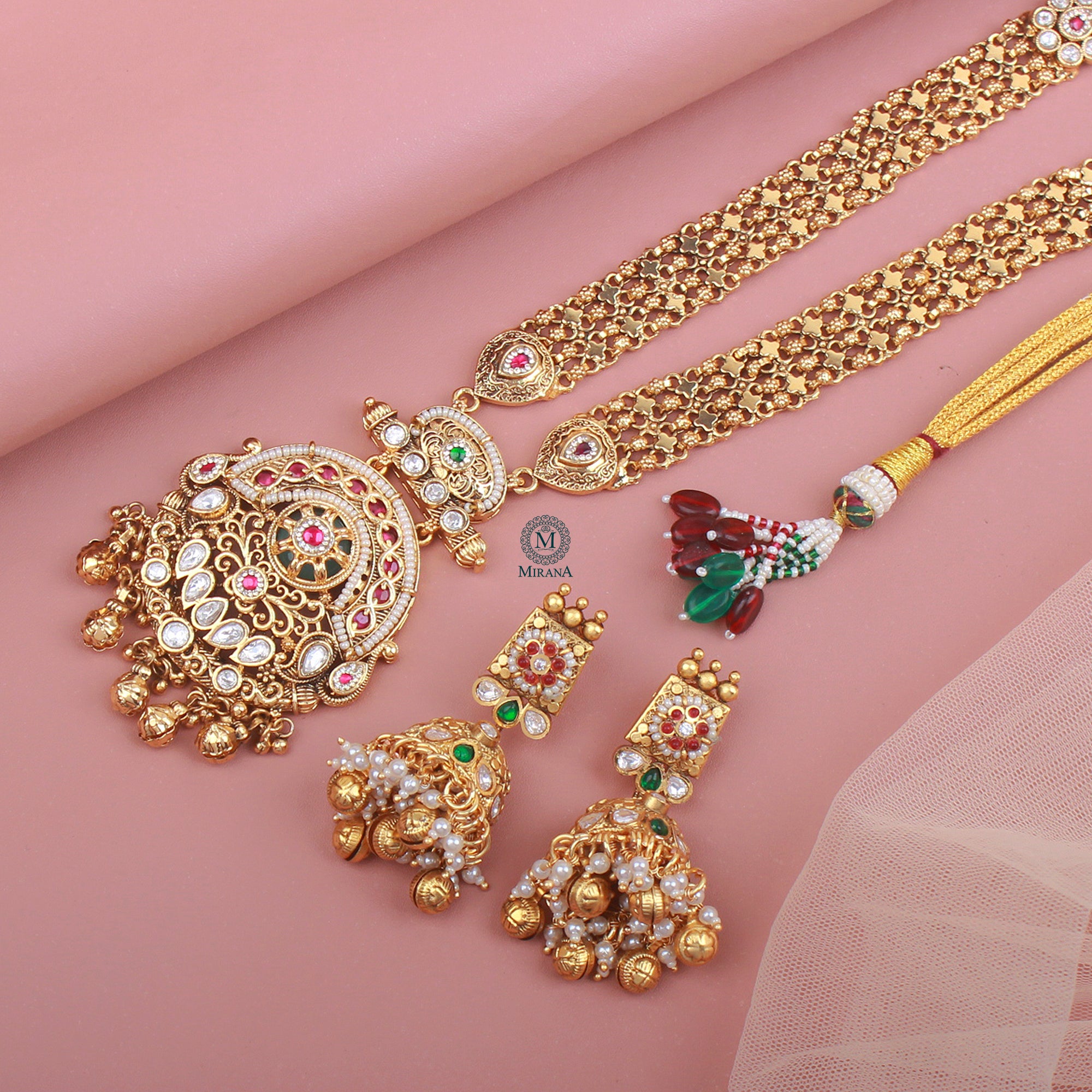 Suhani Antique Designer Long Necklace Set