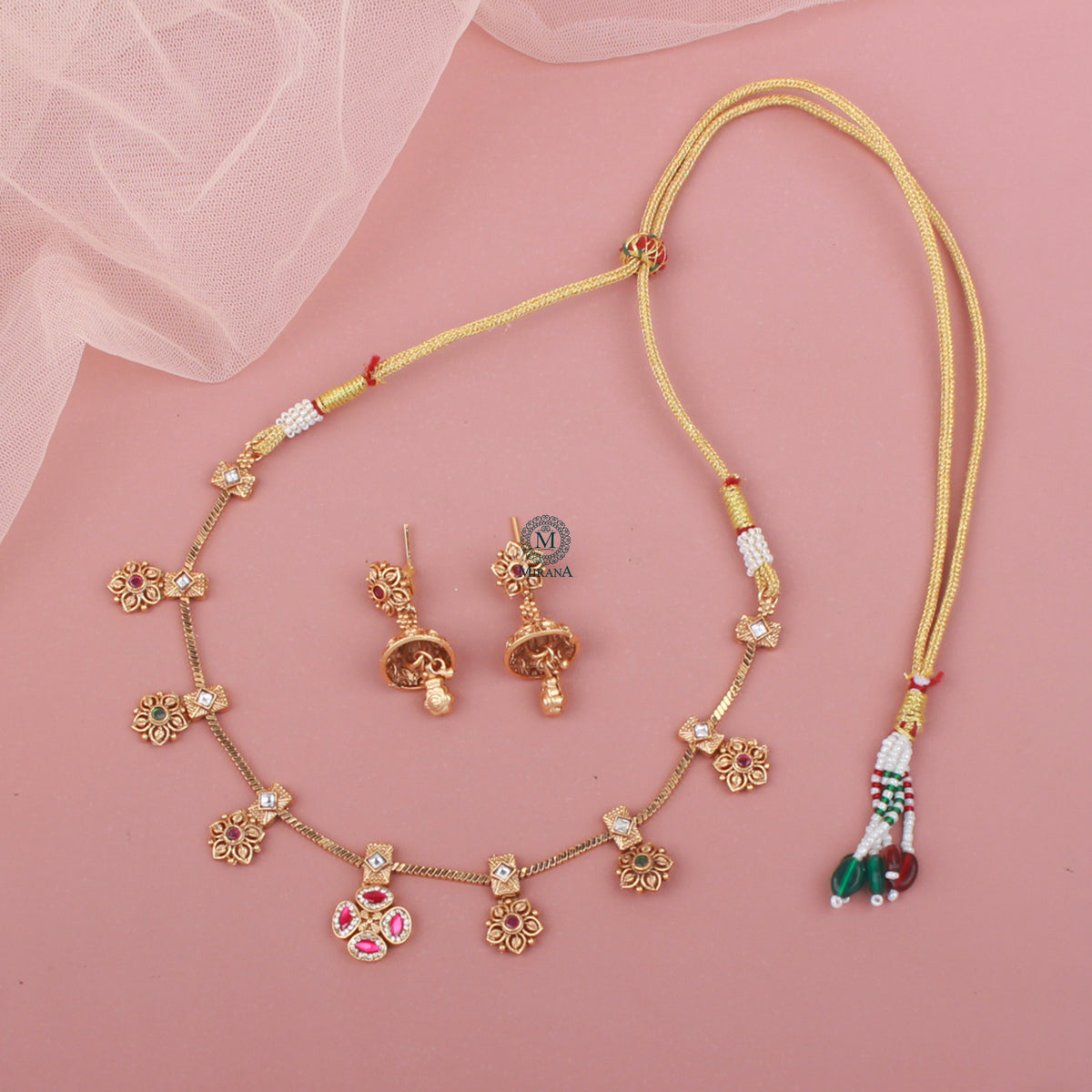Bipasha Antique Designer Necklace Set