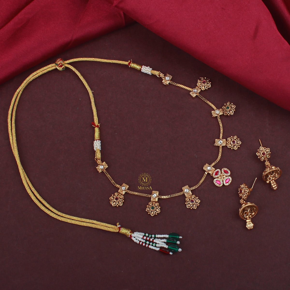 Bipasha Antique Designer Necklace Set