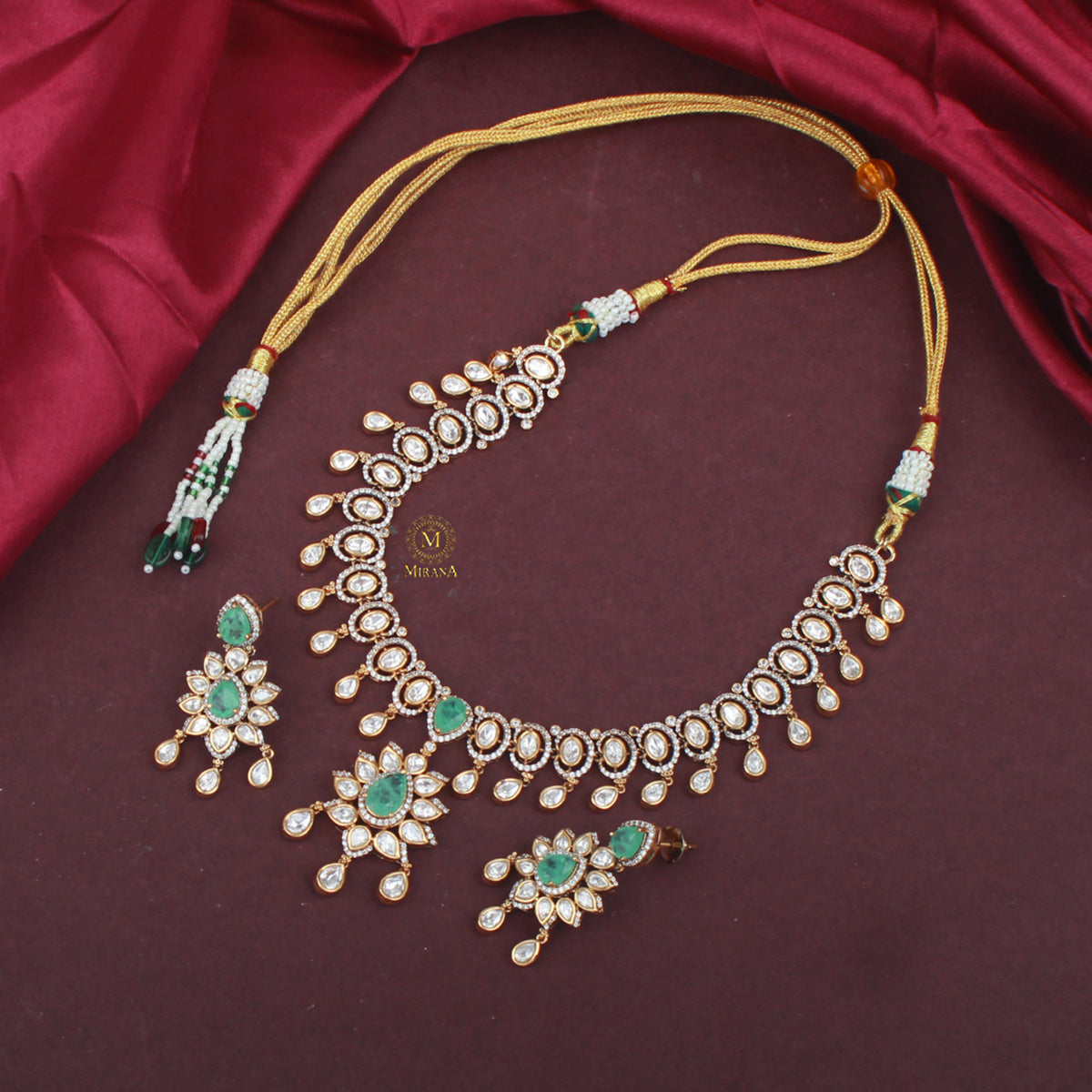 Shivika Polki Designer Necklace Set