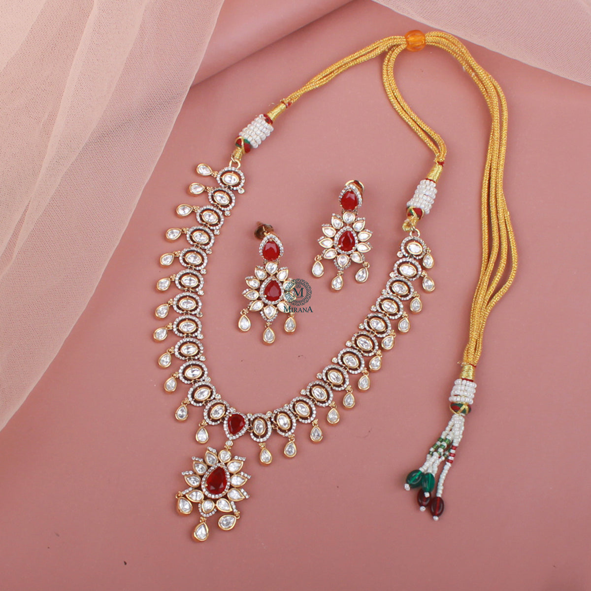 Shivika Polki Designer Necklace Set