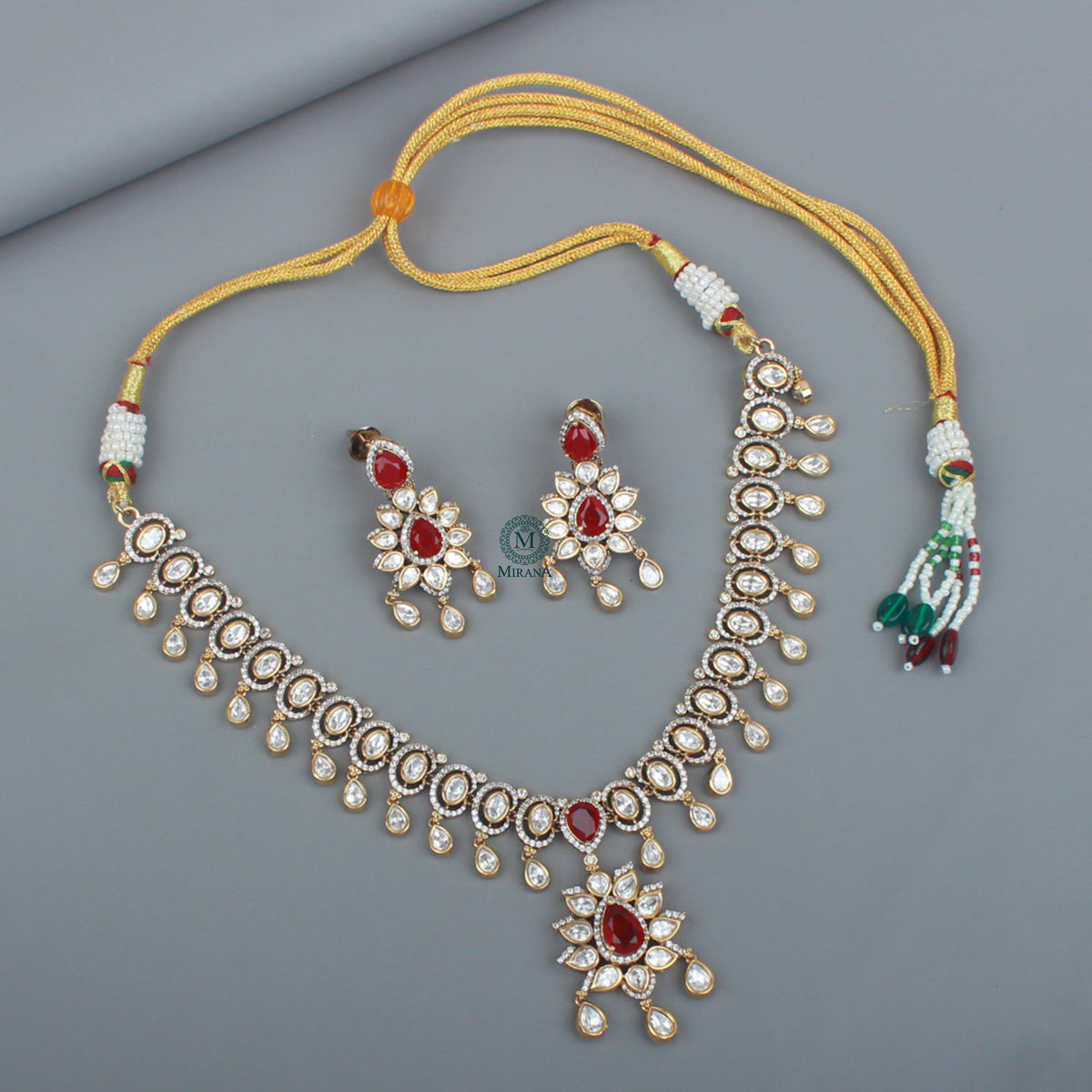 Shivika Polki Designer Necklace Set