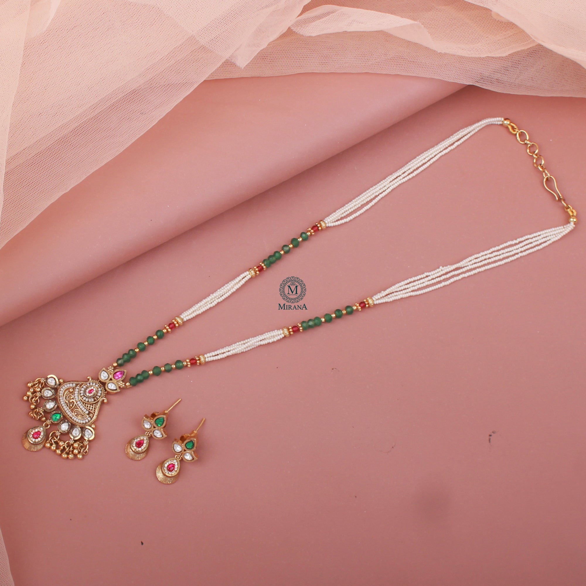 Devika Antique Designer Necklace Set