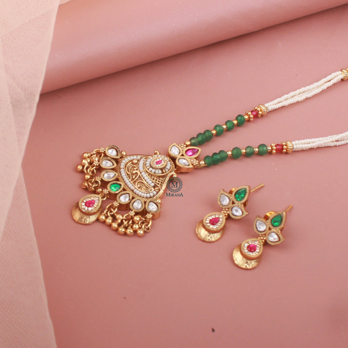 Devika Antique Designer Necklace Set