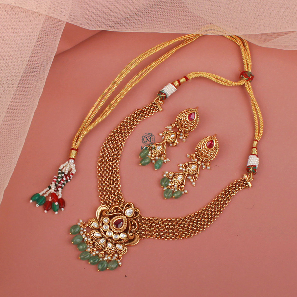 Dhriti Antique Designer Necklace Set