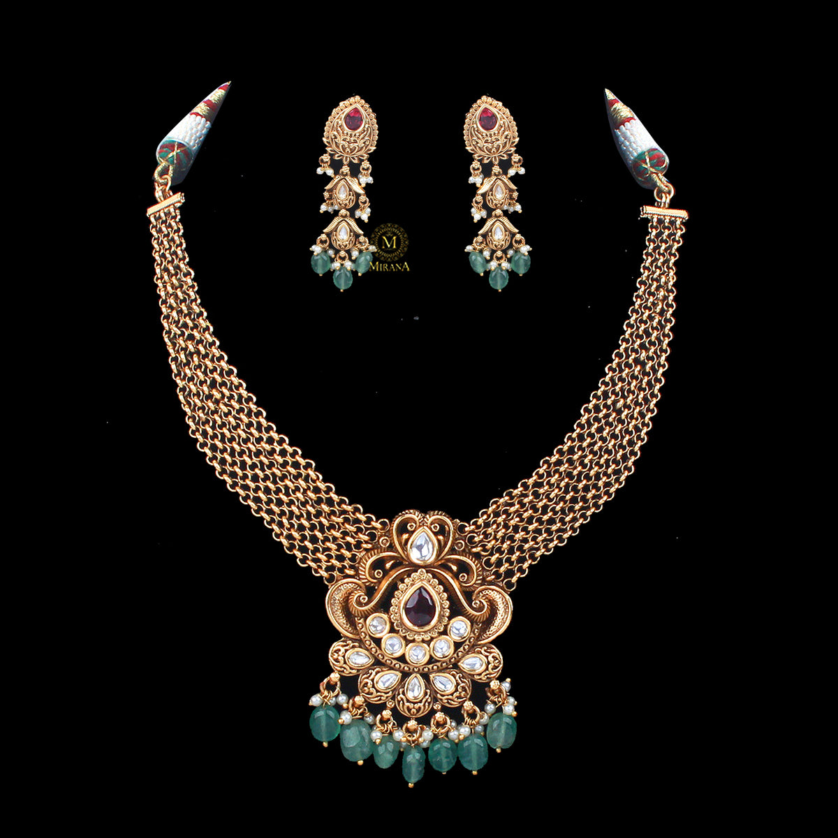 Dhriti Antique Designer Necklace Set