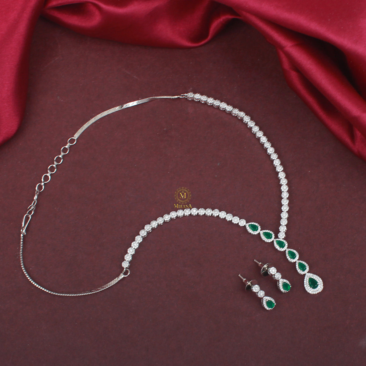 Envy CZ Delicate Necklace Set