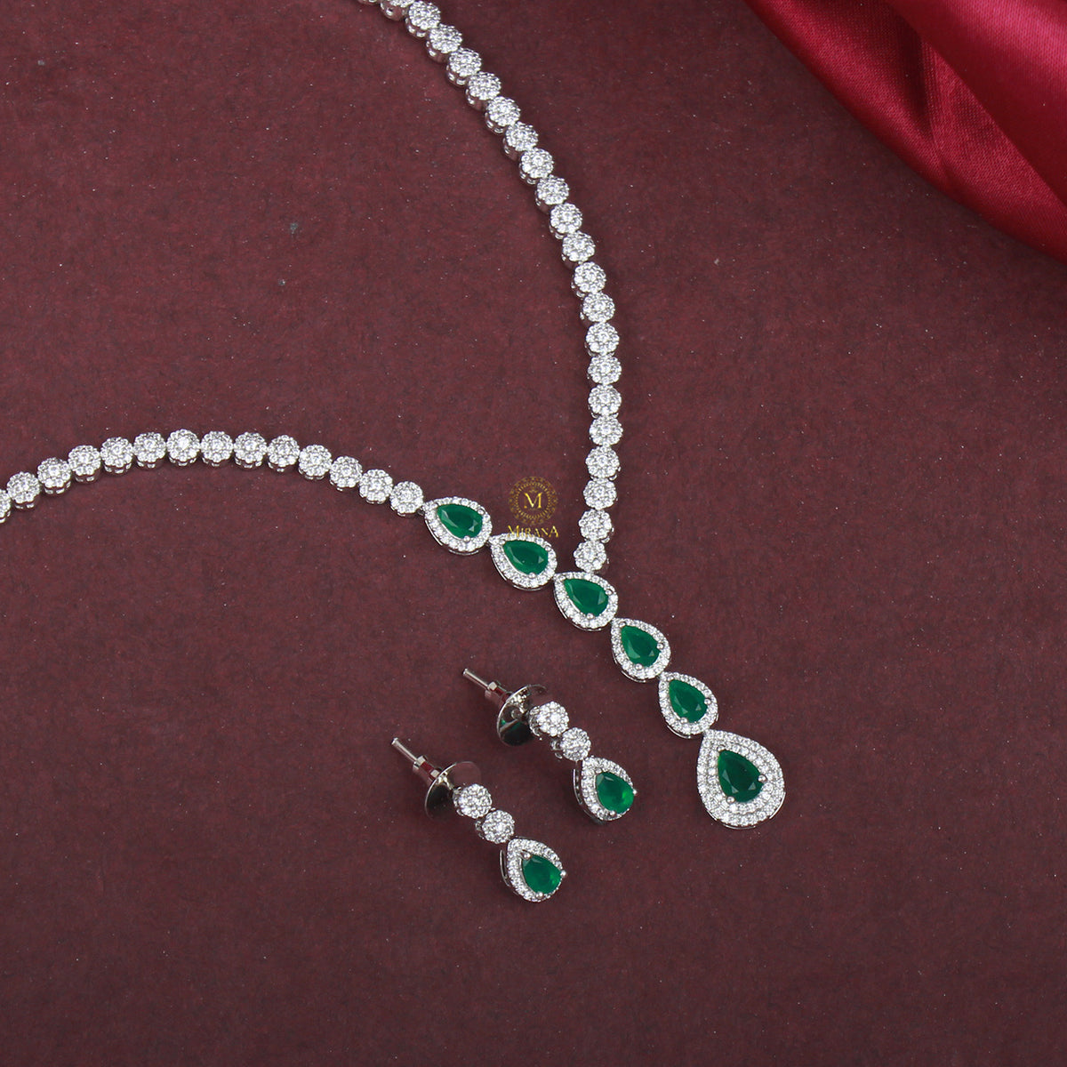 Envy CZ Delicate Necklace Set