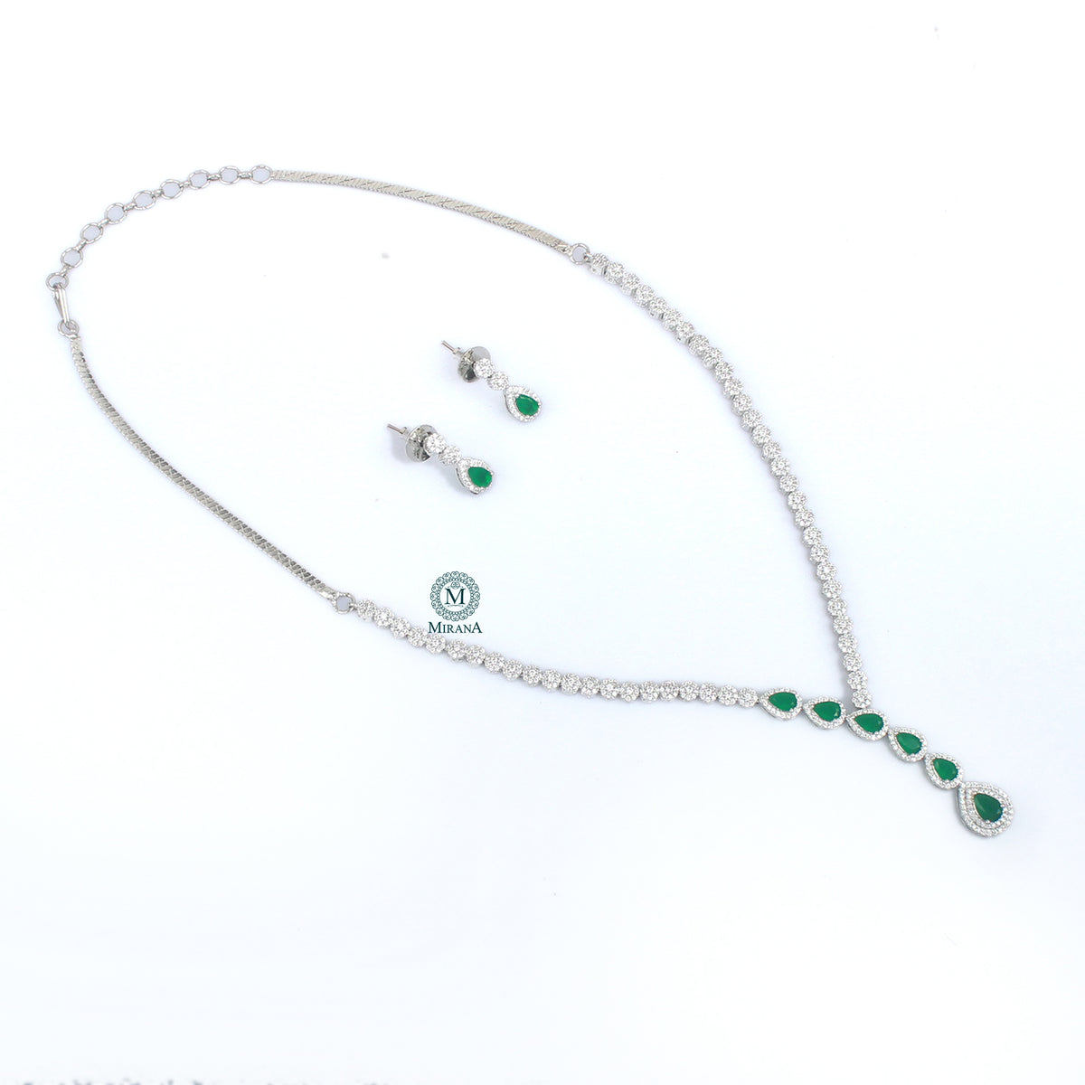 Envy CZ Delicate Necklace Set