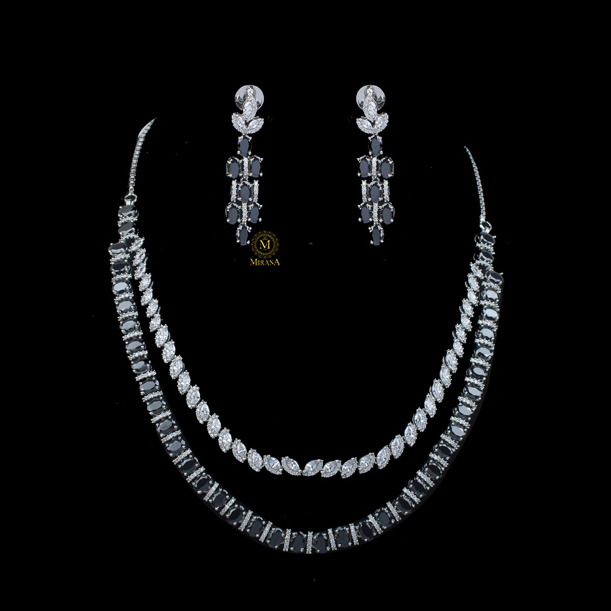 Ashi CZ Designer Necklace Set