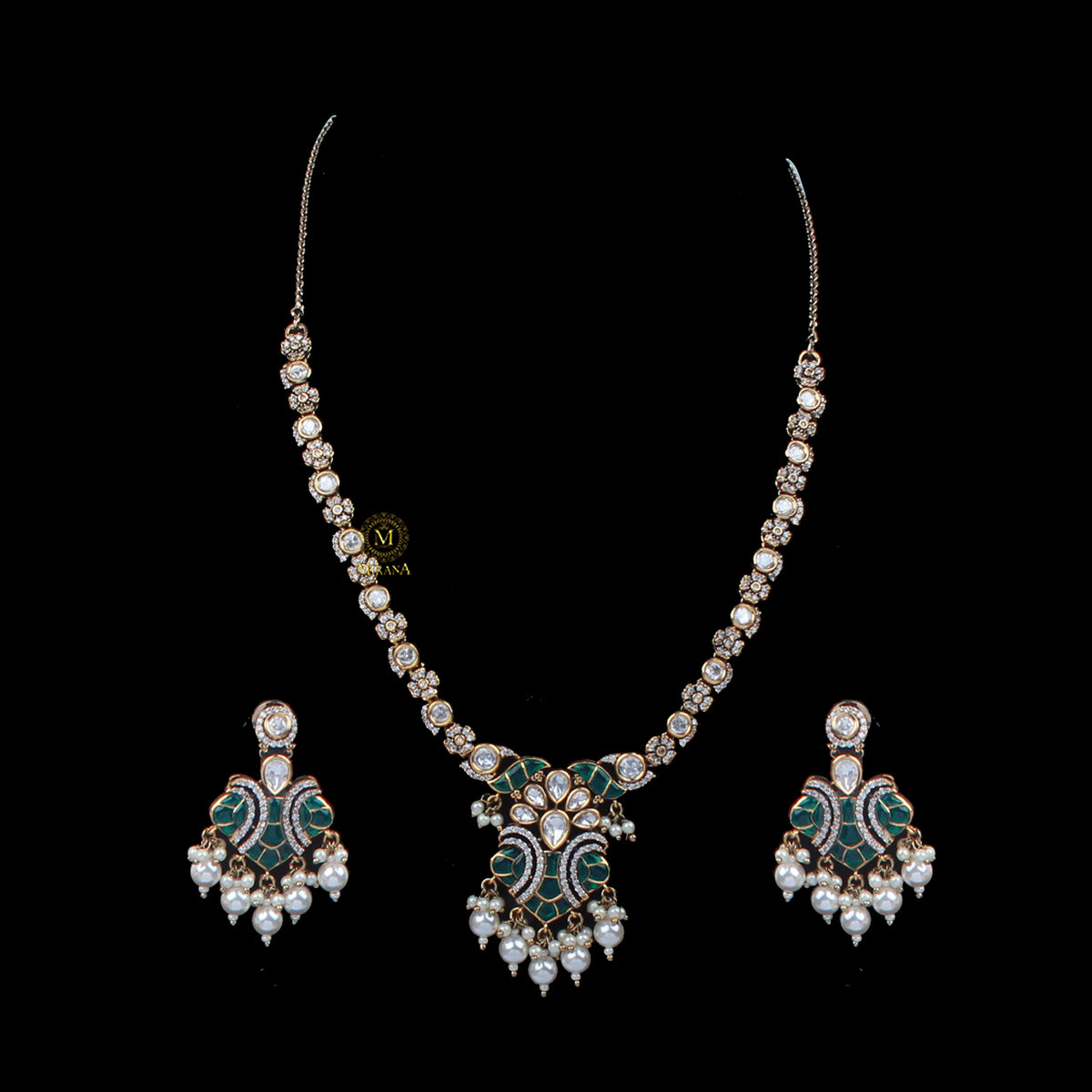 Janvi Polki Designer Necklace Set