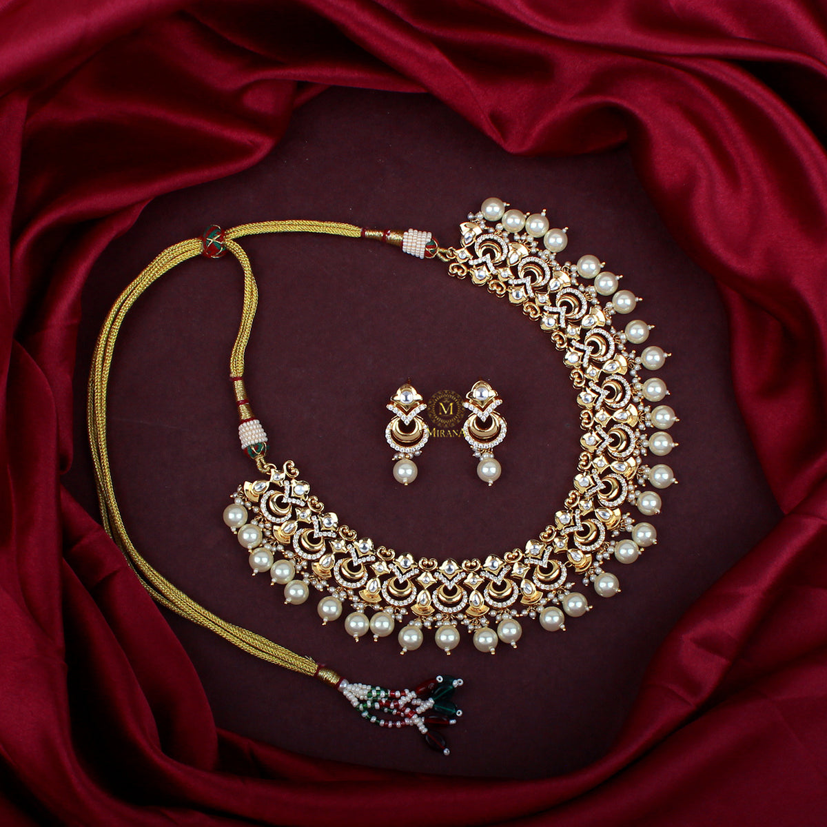 Ramyata Polki Designer Necklace Set