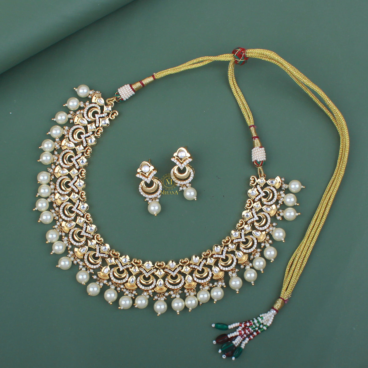 Ramyata Polki Designer Necklace Set
