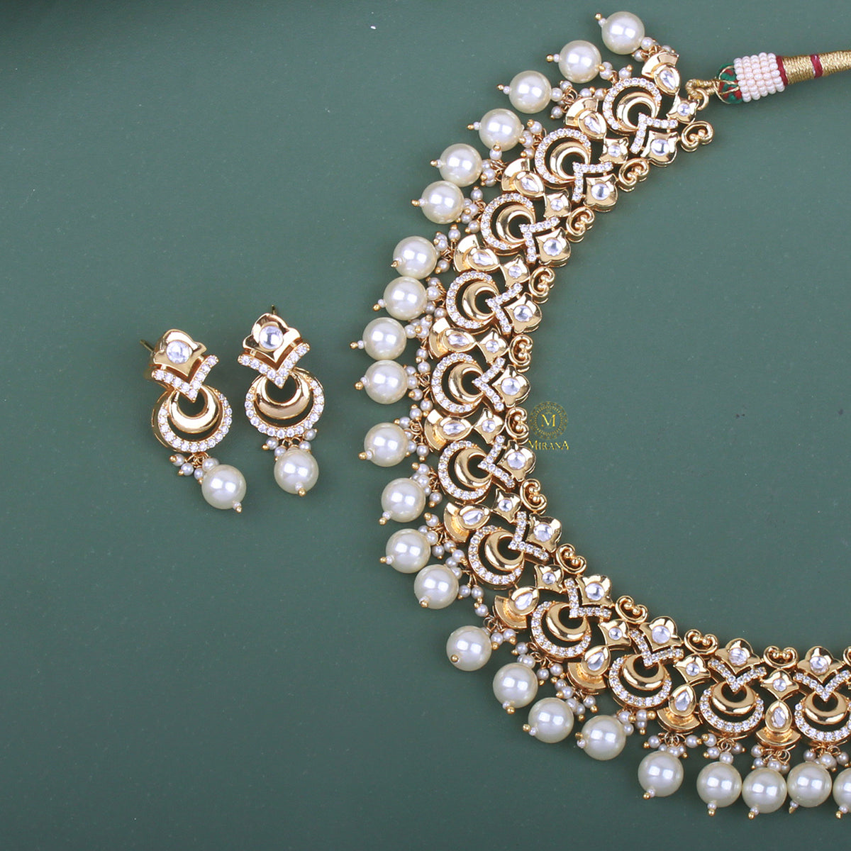 Ramyata Polki Designer Necklace Set