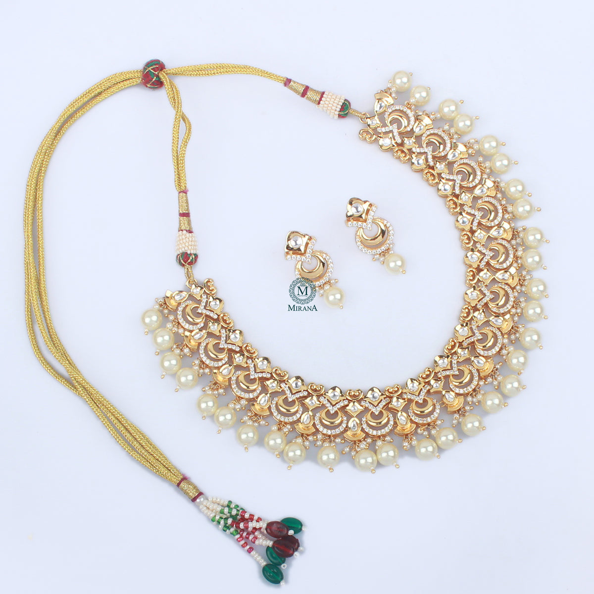 Ramyata Polki Designer Necklace Set