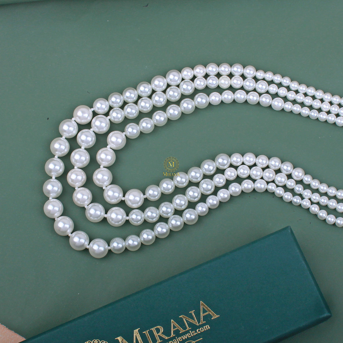 Barbie Three Layered Pearls Necklace