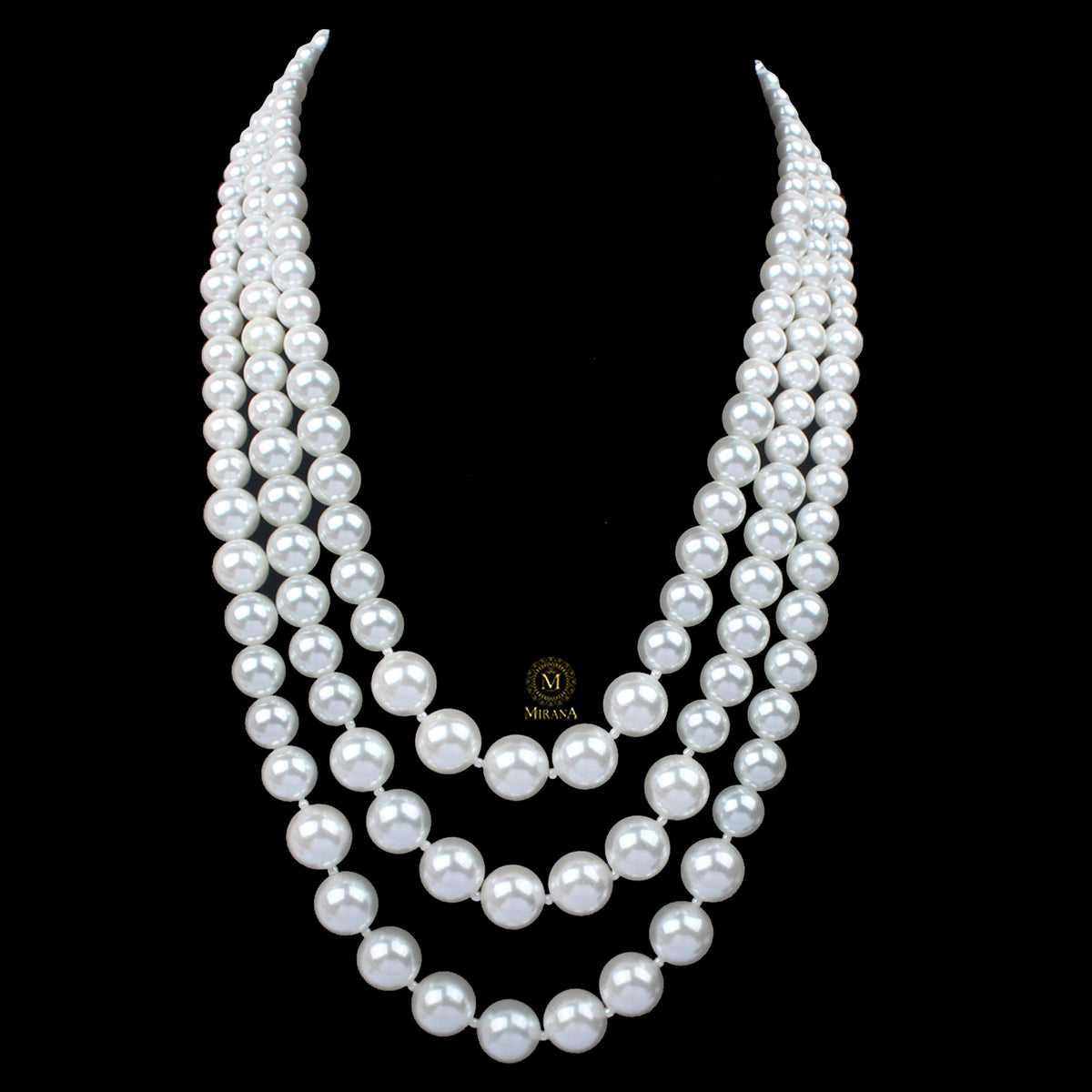 Barbie Three Layered Pearls Necklace