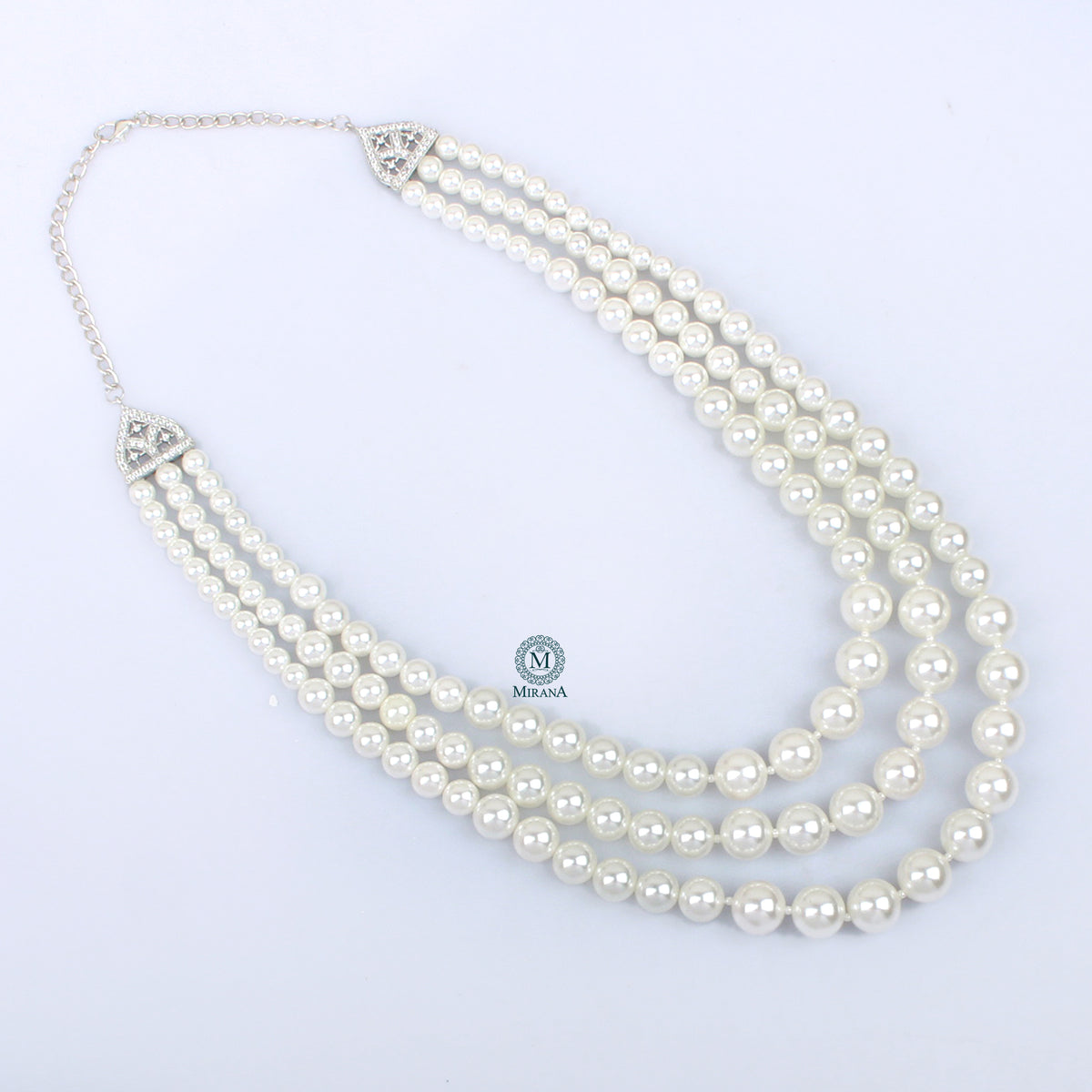 Barbie Three Layered Pearls Necklace