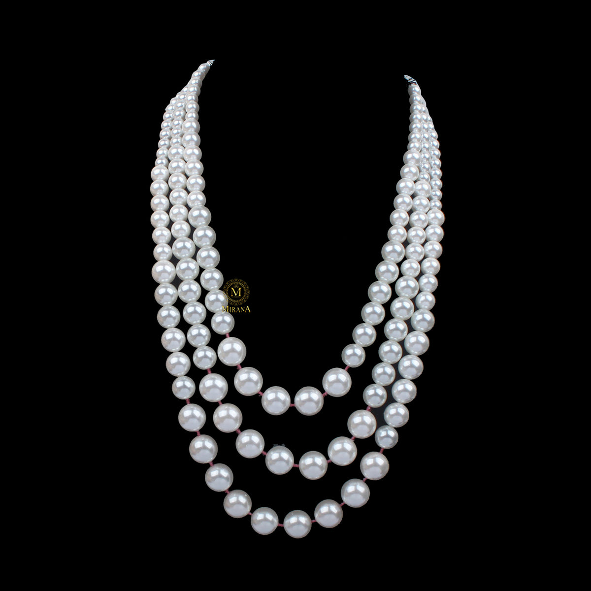 Barbie Three Layered Pearls Necklace