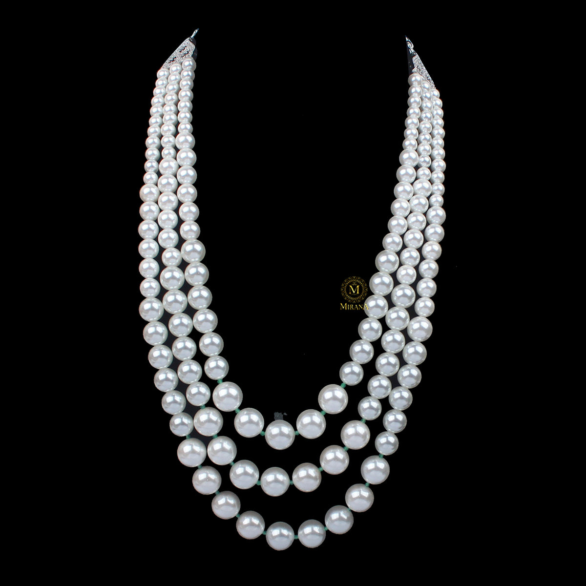 Barbie Three Layered Pearls Necklace