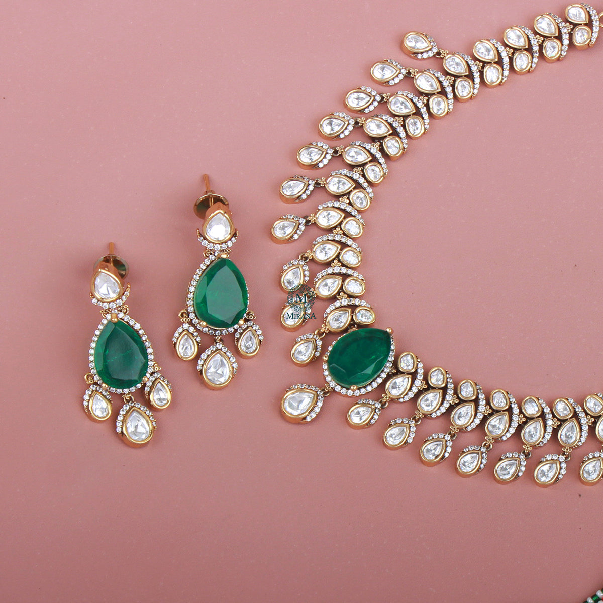 Yashika Polki Designer Necklace Set