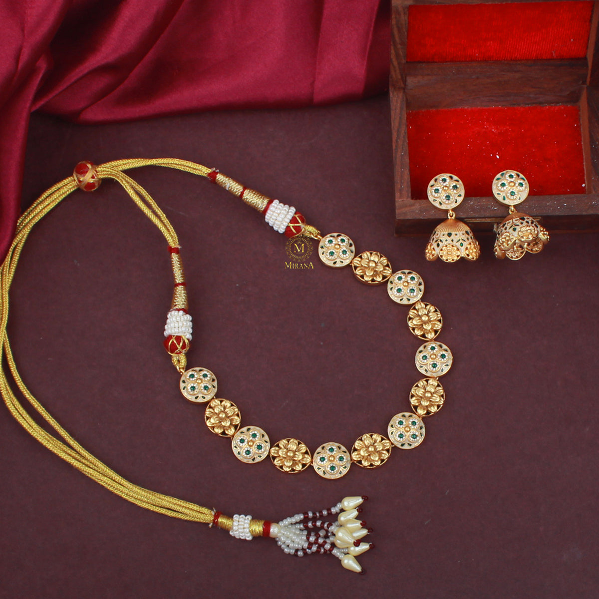 Vidhya Antique Designer Necklace Set