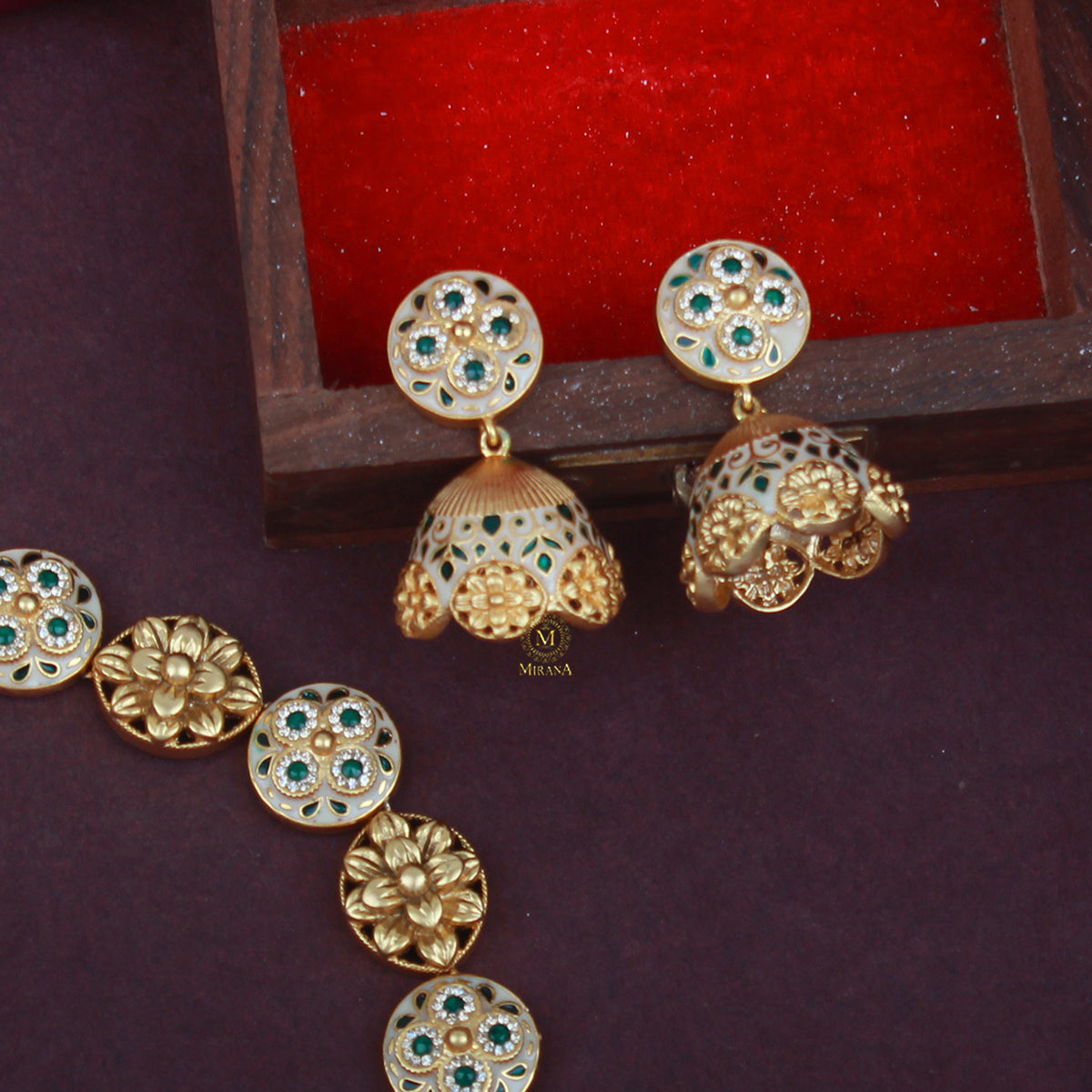 Vidhya Antique Designer Necklace Set