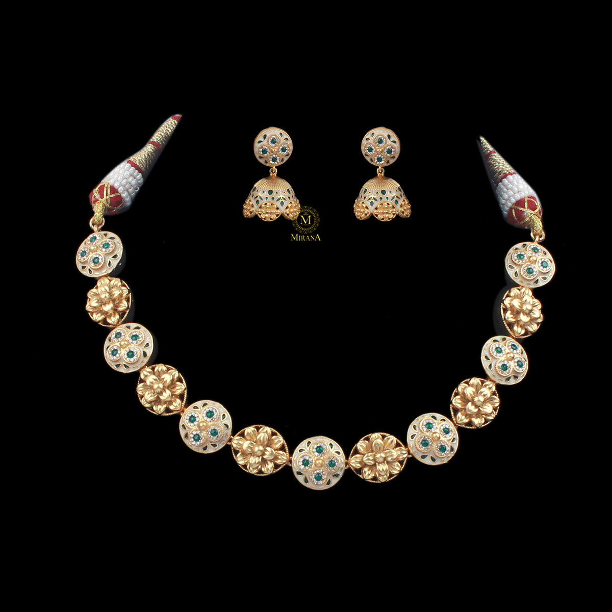 Vidhya Antique Designer Necklace Set