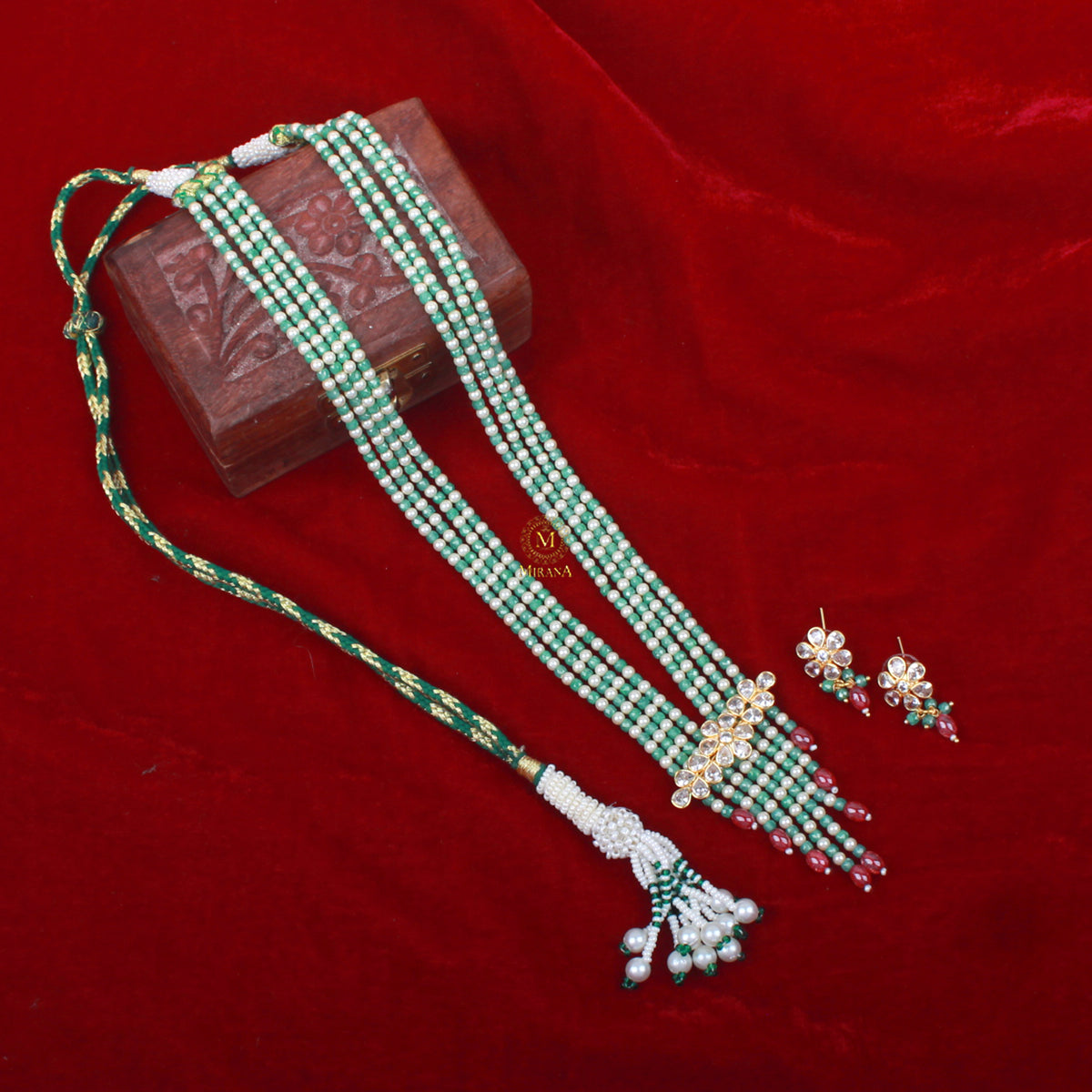 Anokhi Pearl Designer Layered Necklace Set