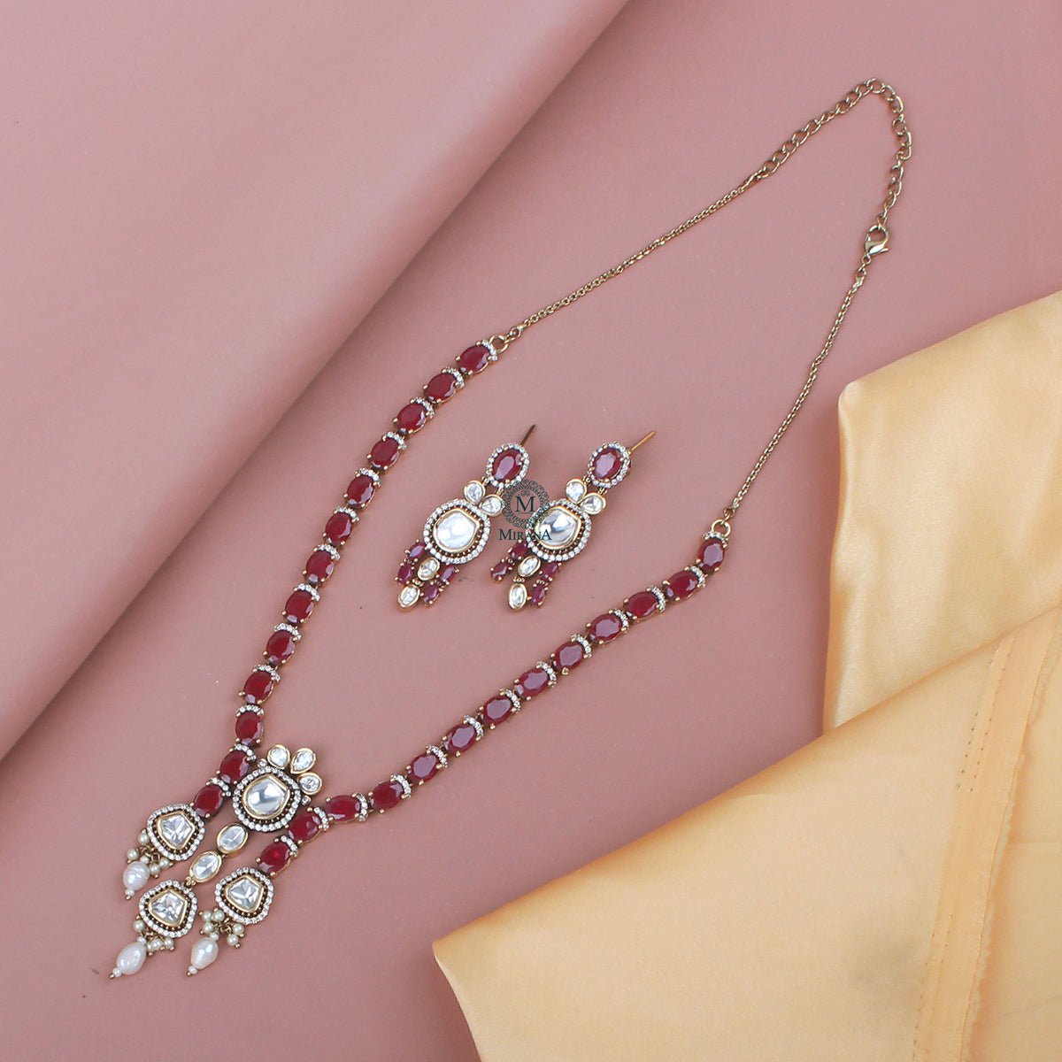 Daksha Polki Designer Necklace Set