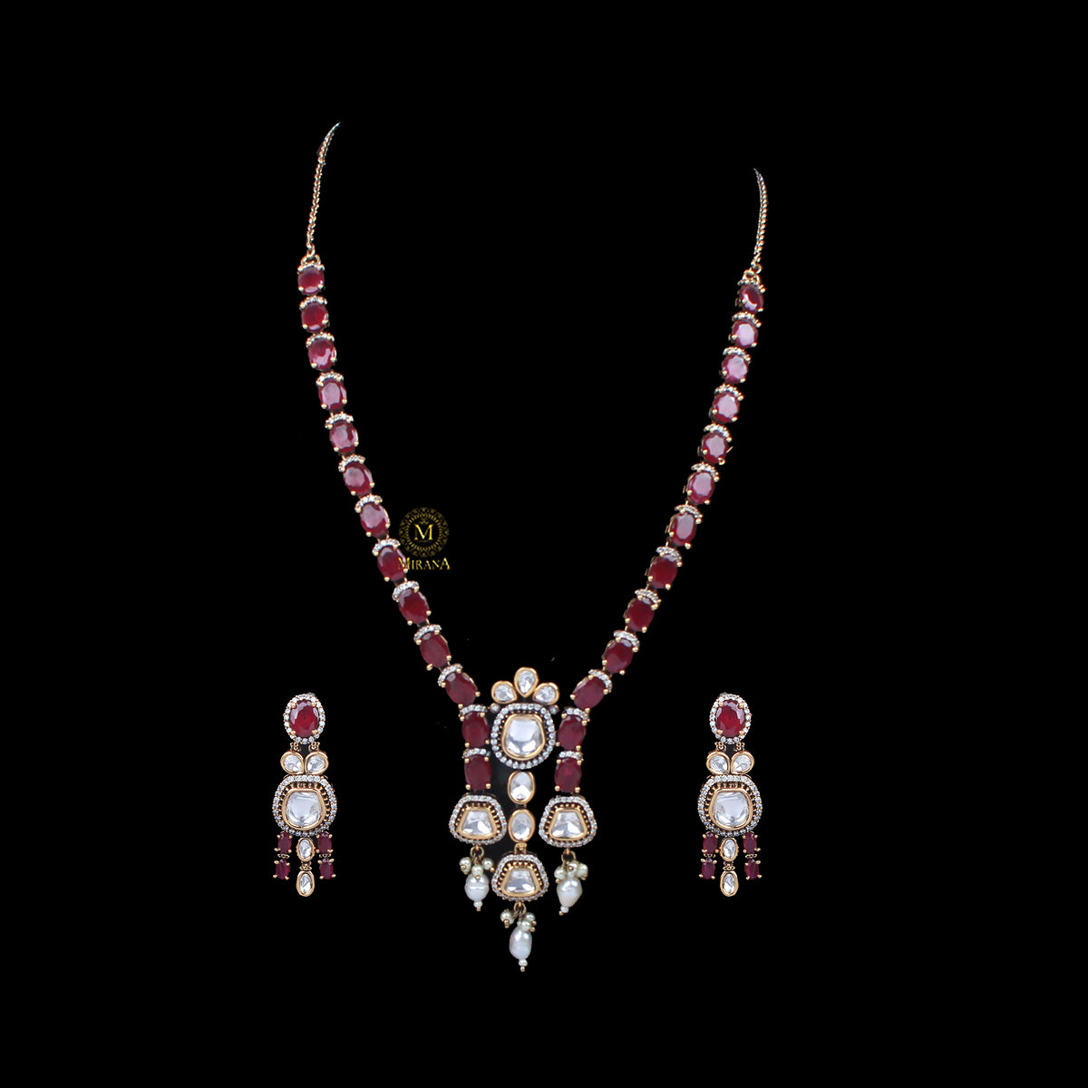 Daksha Polki Designer Necklace Set