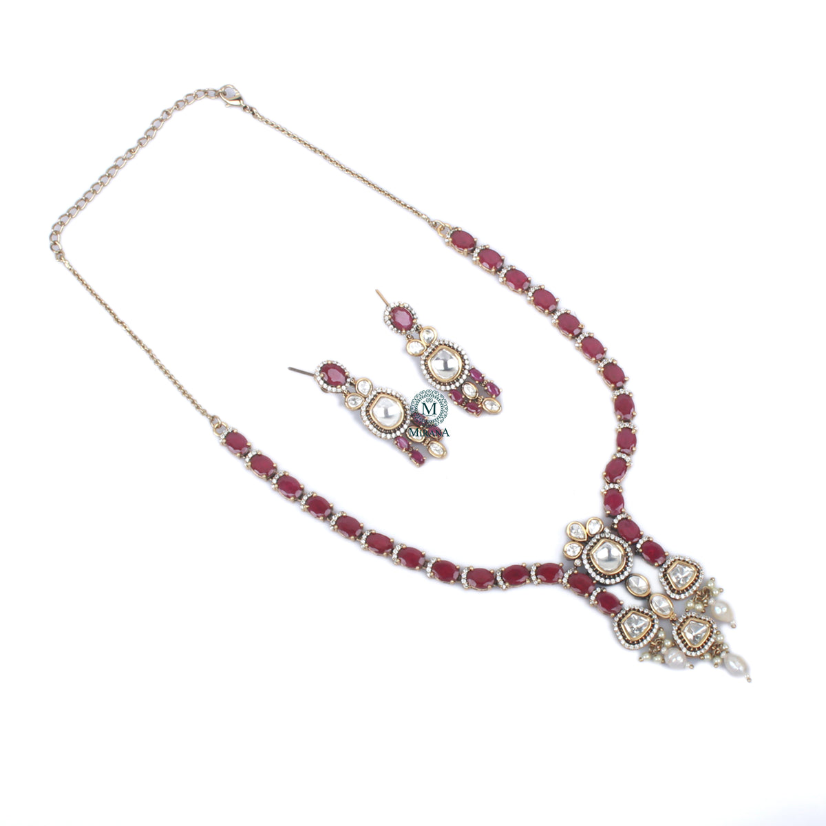 Daksha Polki Designer Necklace Set